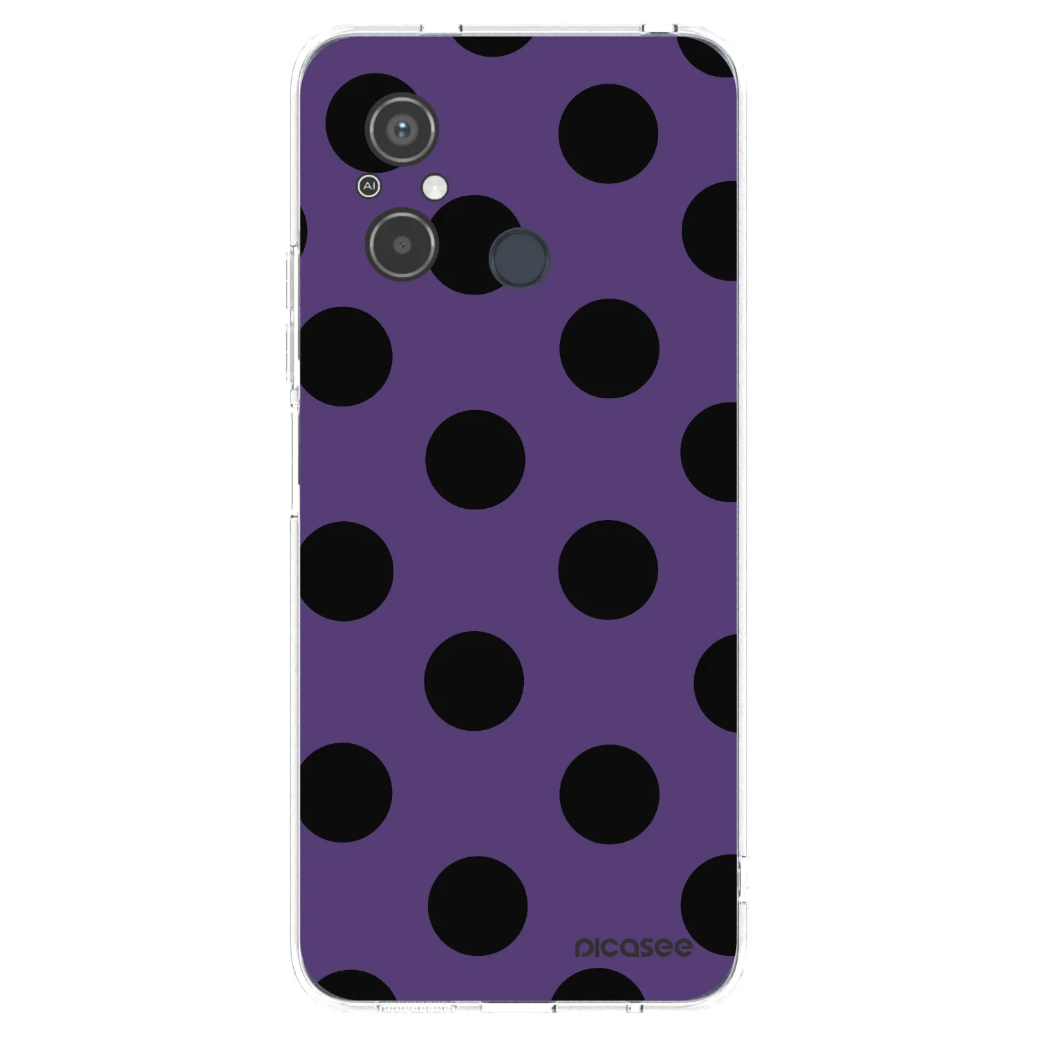 Picasee silikonový průhledný obal pro Xiaomi Redmi 12C - Big flickers 2