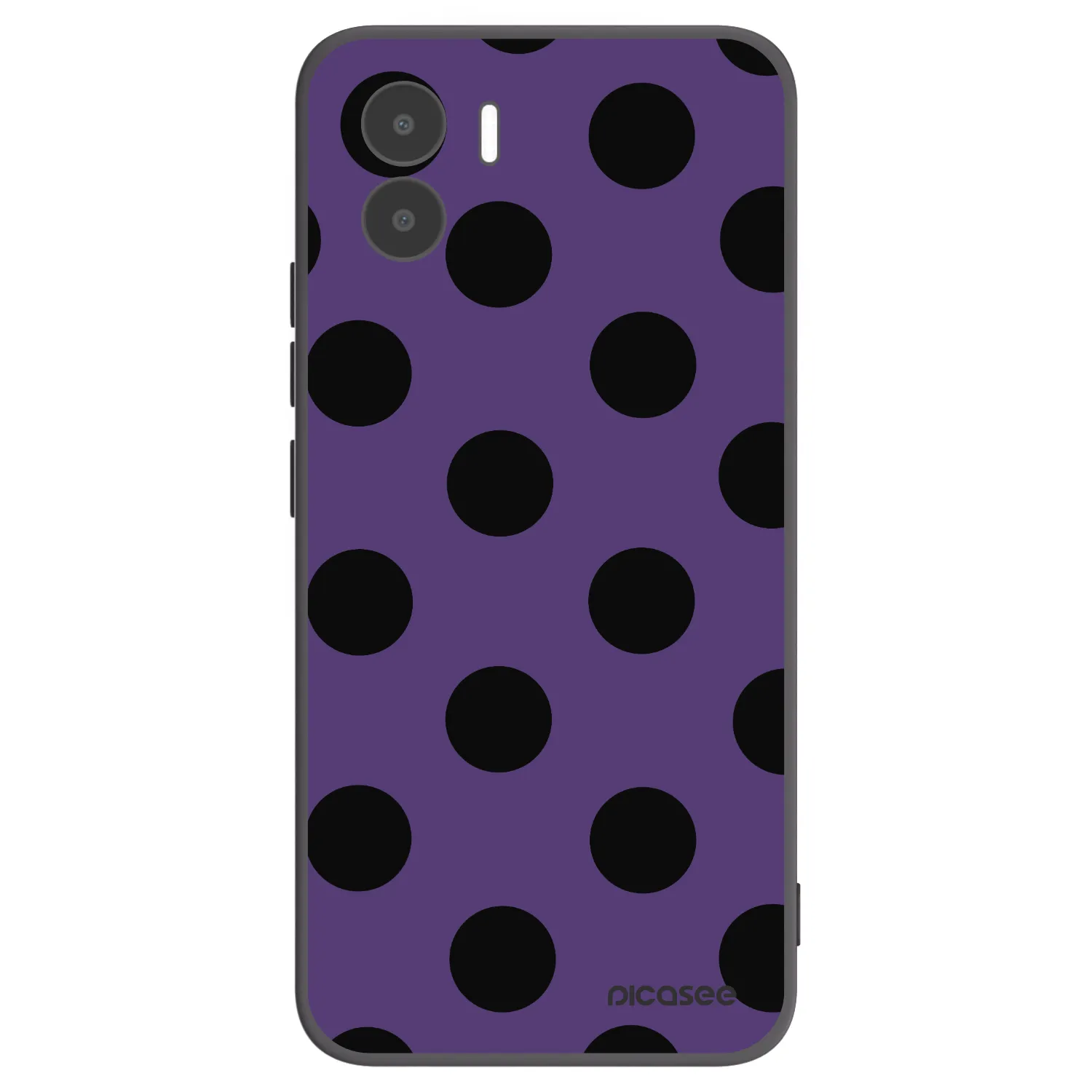 Picasee silikonový černý obal pro Xiaomi Redmi A2 - Big flickers 2