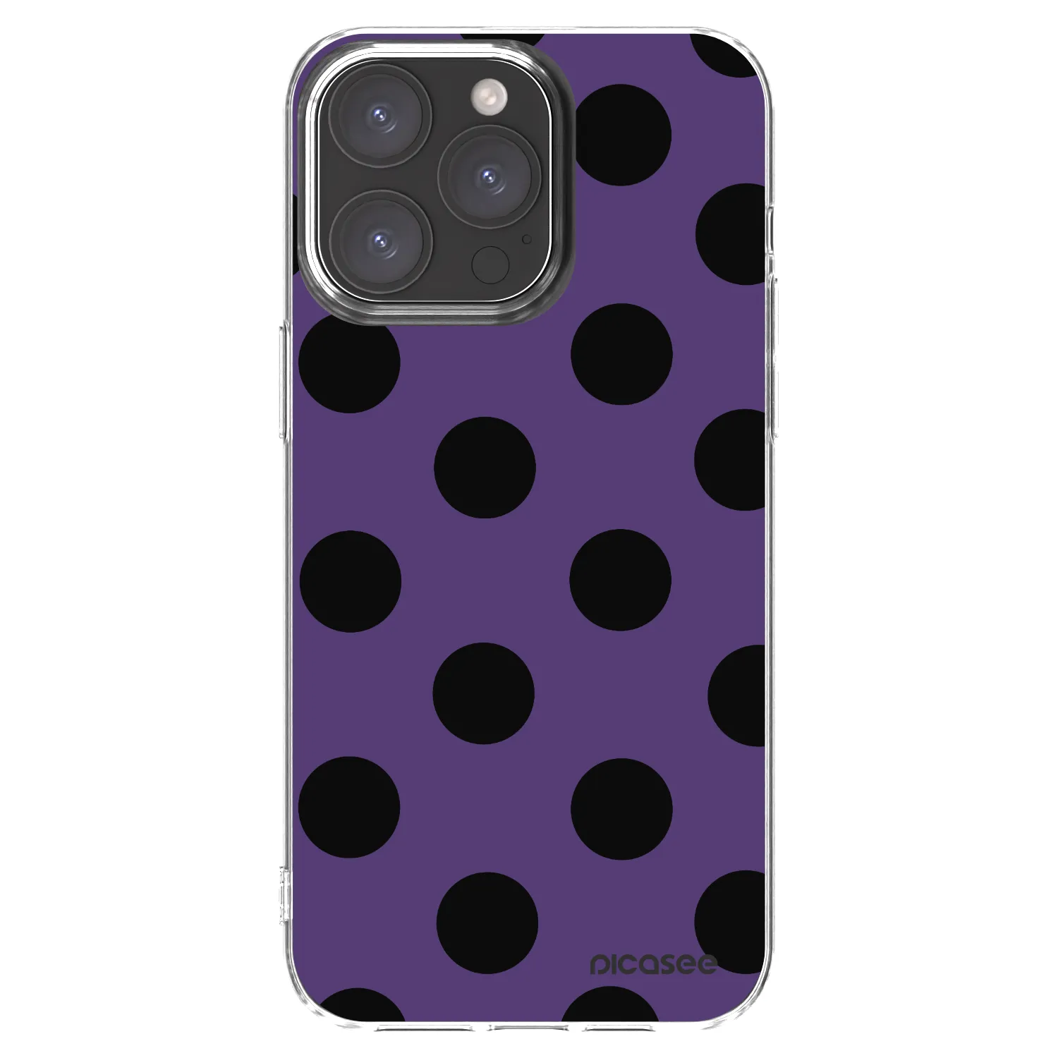 Picasee silikonový průhledný obal pro Apple iPhone 15 Pro Max - Big flickers 2