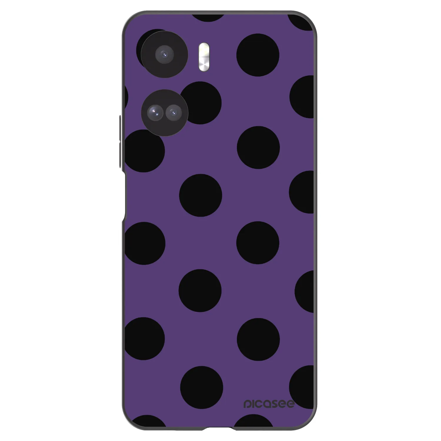 Picasee silikonový černý obal pro Honor 90 Lite 5G - Big flickers 2