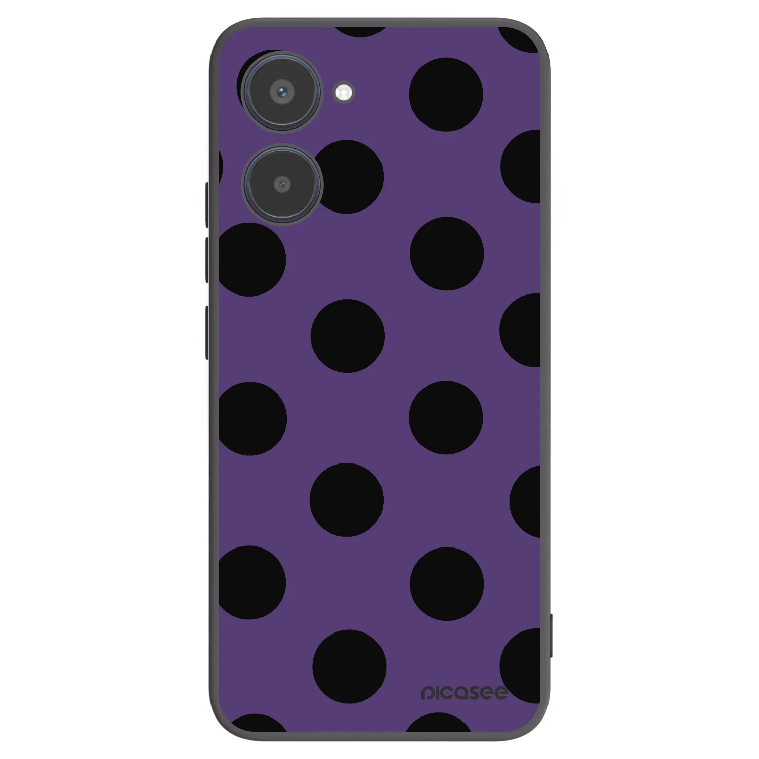 Picasee silikonový černý obal pro Realme 10 4G - Big flickers 2