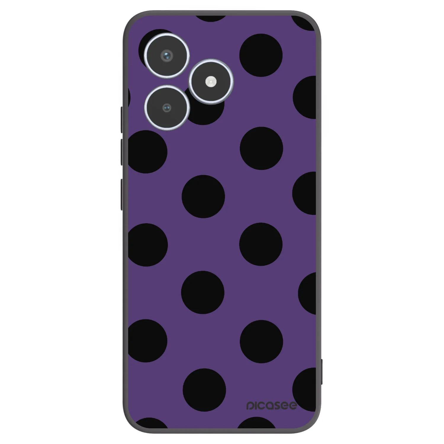 Picasee silikonový černý obal pro Realme C53 - Big flickers 2