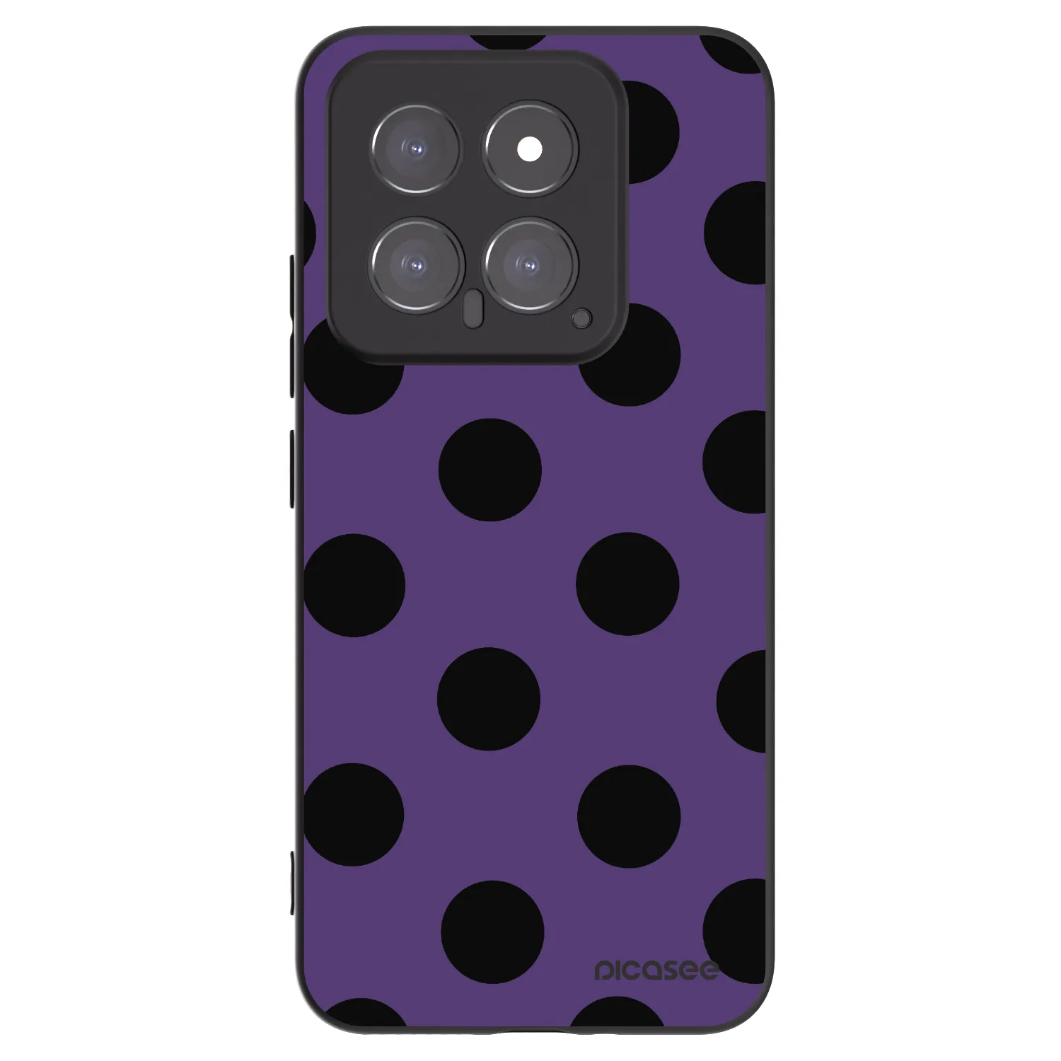 Picasee silikonový černý obal pro Xiaomi 14 - Big flickers 2