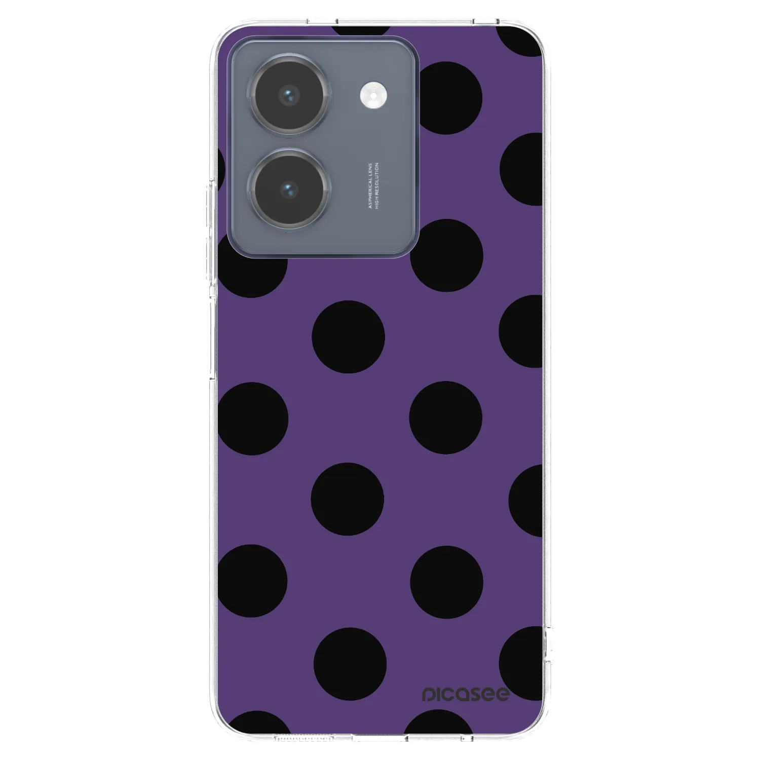 Picasee silikonový průhledný obal pro Vivo Y36 4G - Big flickers 2