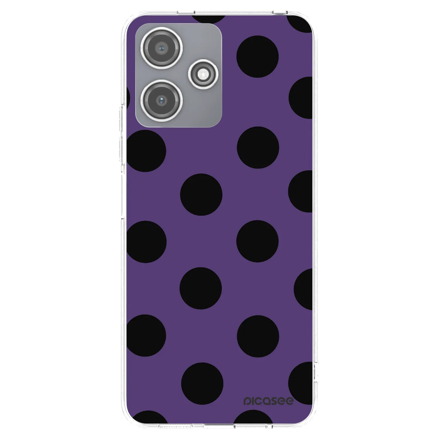 Picasee silikonový průhledný obal pro Xiaomi Redmi 12 5G - Big flickers 2
