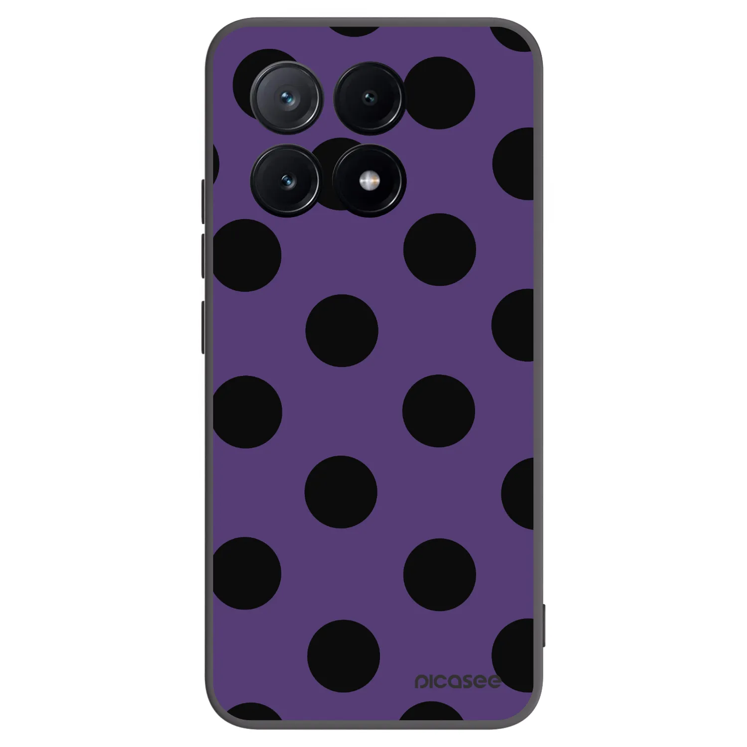 Picasee silikonový černý obal pro Xiaomi Poco X6 Pro - Big flickers 2