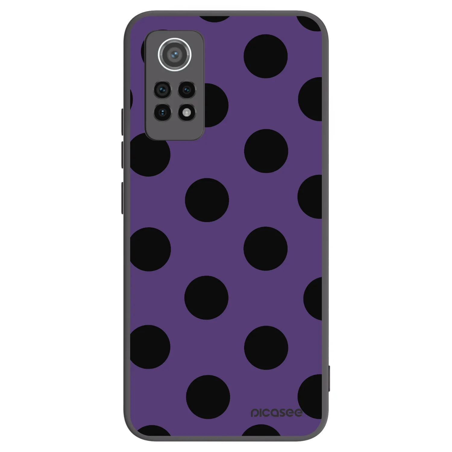 Picasee silikonový černý obal pro Xiaomi Redmi Note 12 Pro 4G - Big flickers 2