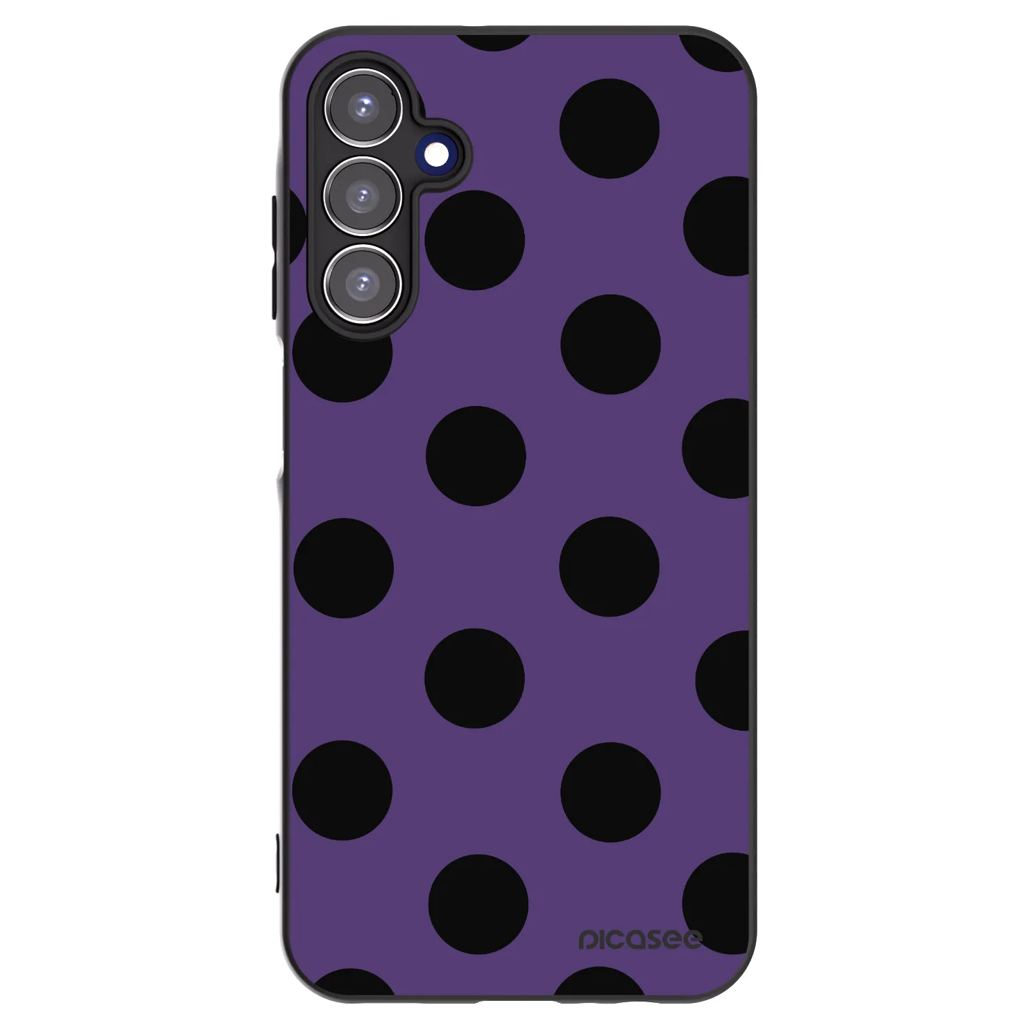 Picasee silikonový černý obal pro Samsung Galaxy A15 A155F 4G - Big flickers 2