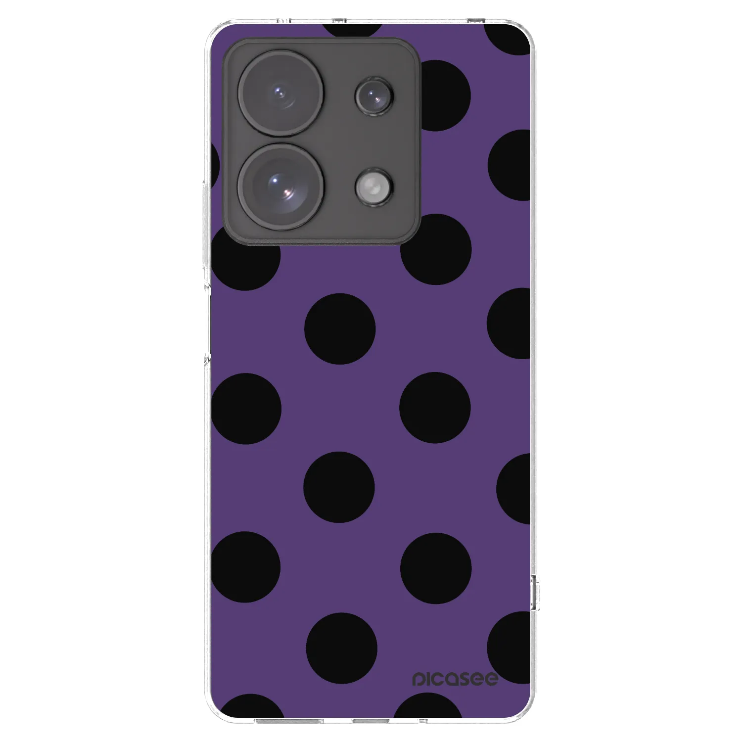 Picasee silikonový průhledný obal pro Xiaomi Redmi Note 13 Pro 4G - Big flickers 2