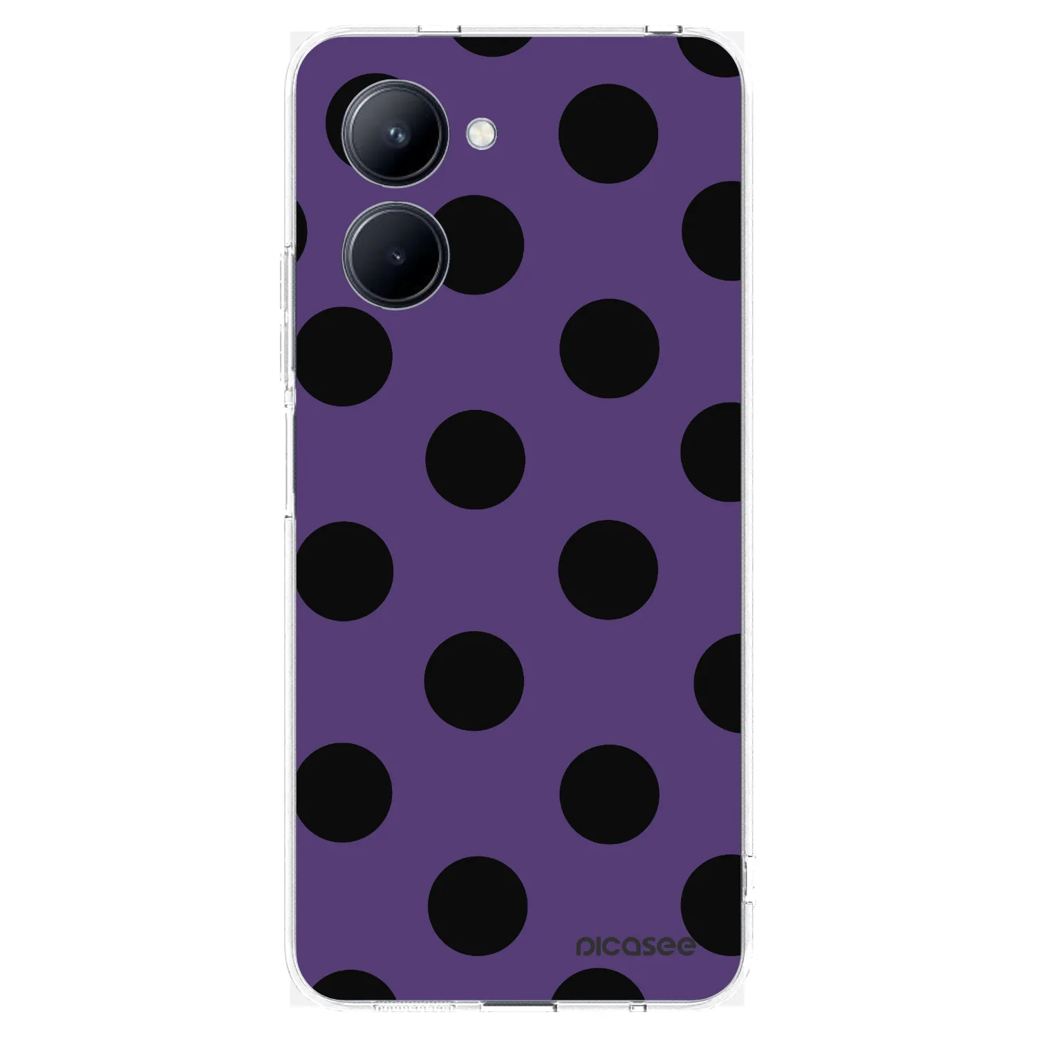 Picasee silikonový průhledný obal pro Realme C33 (2023) - Big flickers 2