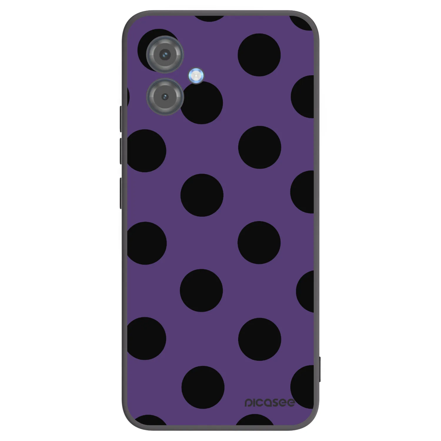 Picasee silikonový černý obal pro Motorola Moto G14 - Big flickers 2