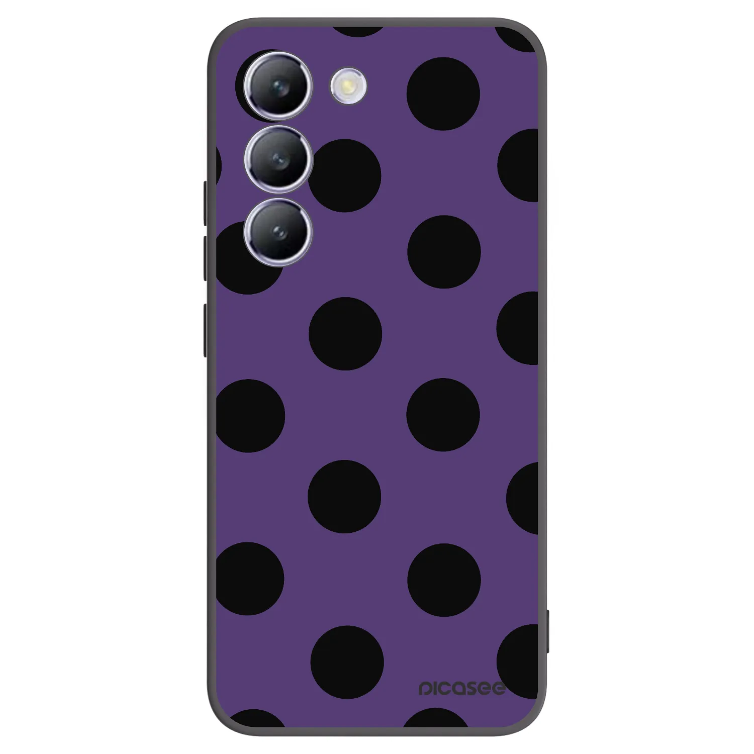 Picasee silikonový černý obal pro Vivo V40 SE 5G - Big flickers 2