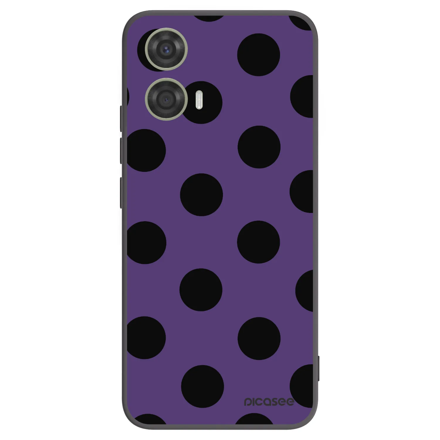 Picasee silikonový černý obal pro Motorola Moto G24 - Big flickers 2