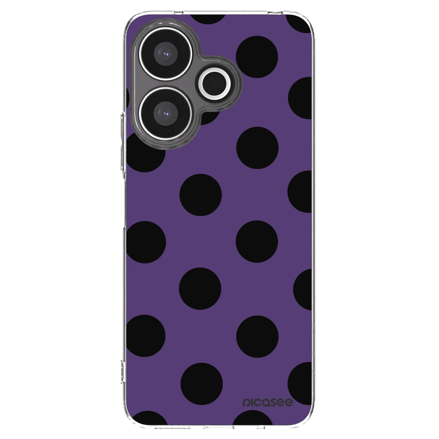 Picasee silikonový průhledný obal pro Xiaomi Redmi 13 4G - Big flickers 2