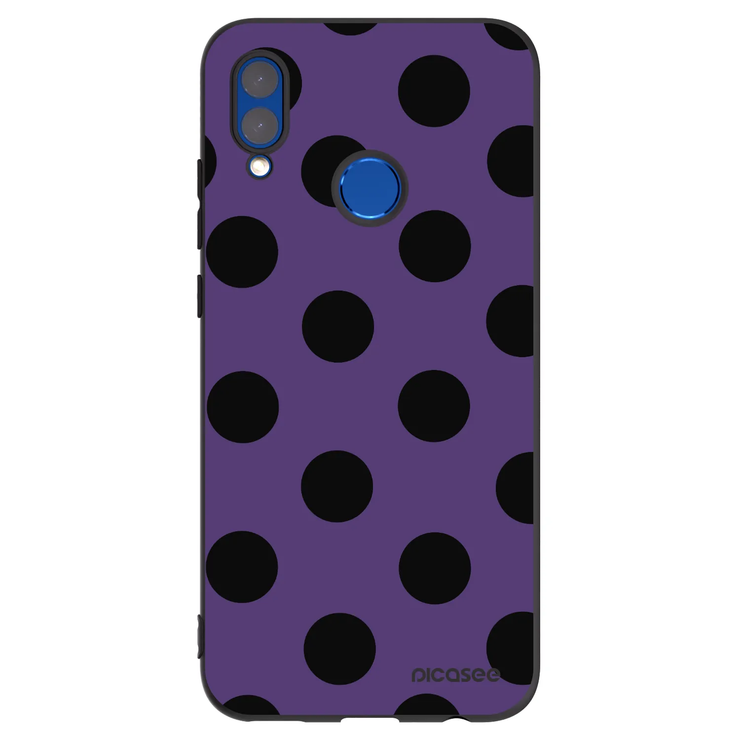 Picasee silikonový černý obal pro Huawei P Smart 2019 - Big flickers 2