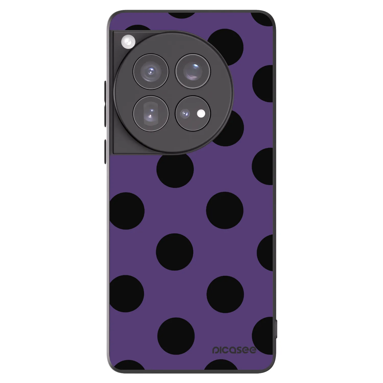 Picasee silikonový černý obal pro OnePlus 12 5G - Big flickers 2