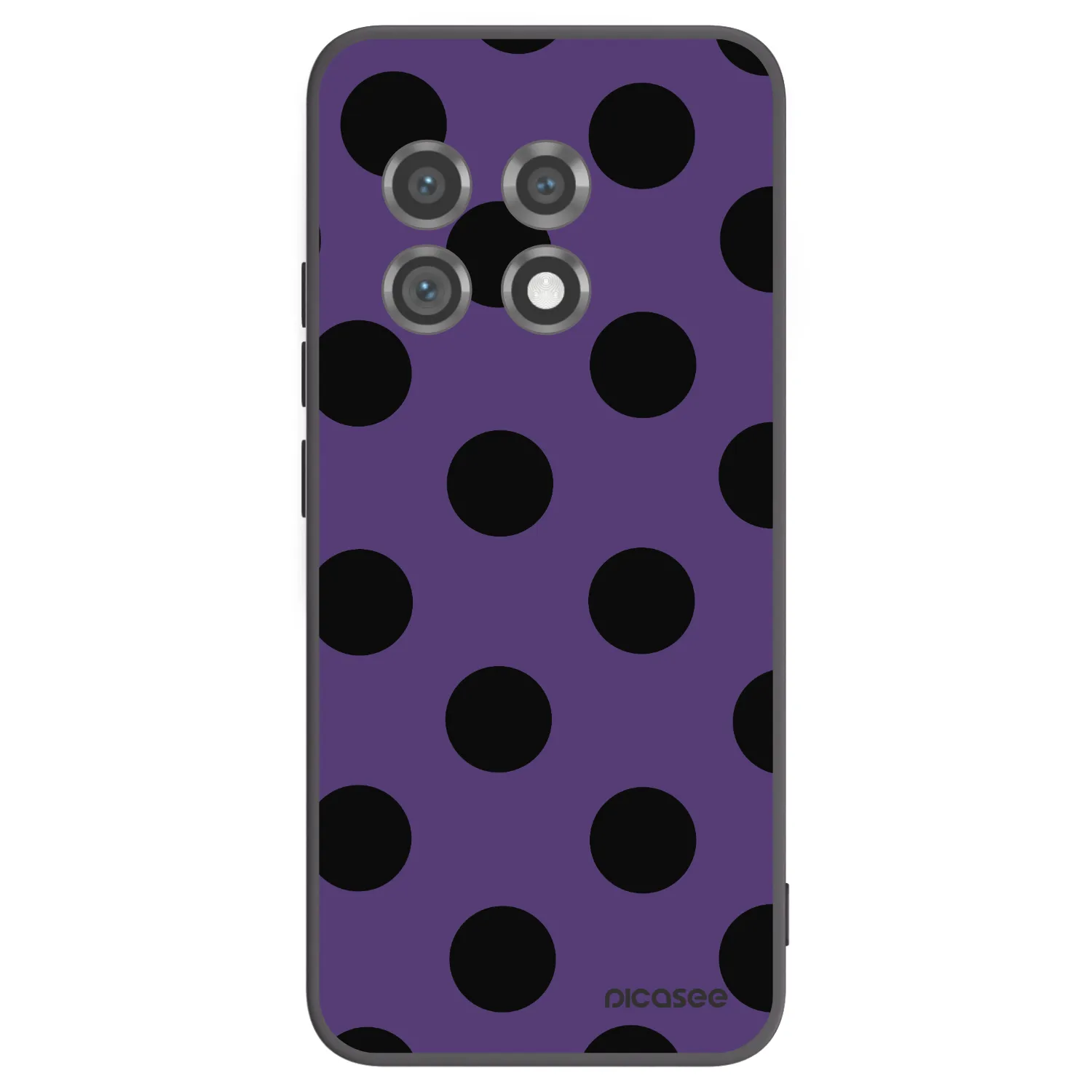 Picasee silikonový černý obal pro OnePlus 11 5G - Big flickers 2