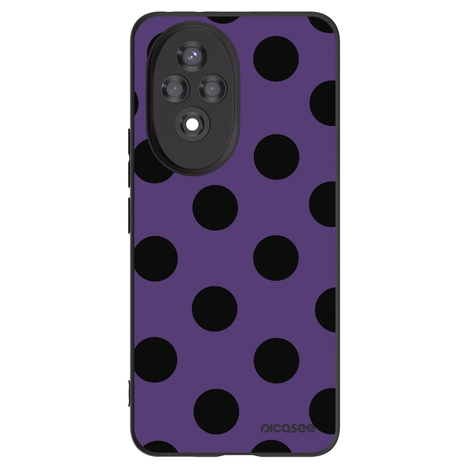 Picasee silikonový černý obal pro Honor 200 Pro 5G - Big flickers 2