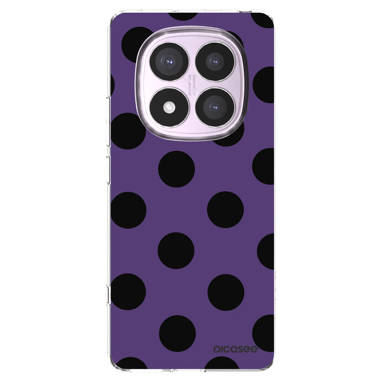 Picasee silikonový průhledný obal pro Xiaomi Redmi Note 14 Pro 5G - Big flickers 2