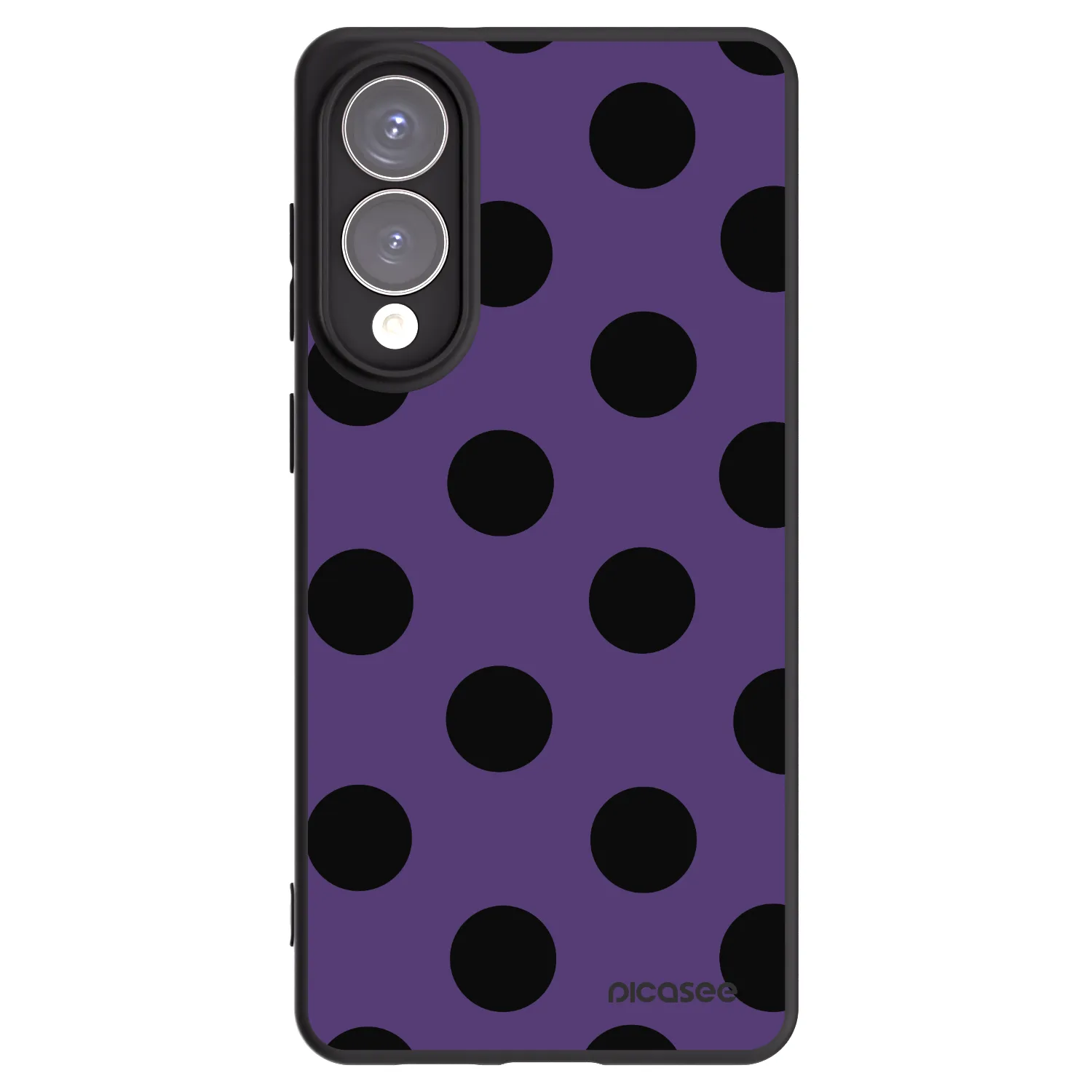 Picasee silikonový černý obal pro Samsung Galaxy S25 Edge 5G - Big flickers 2