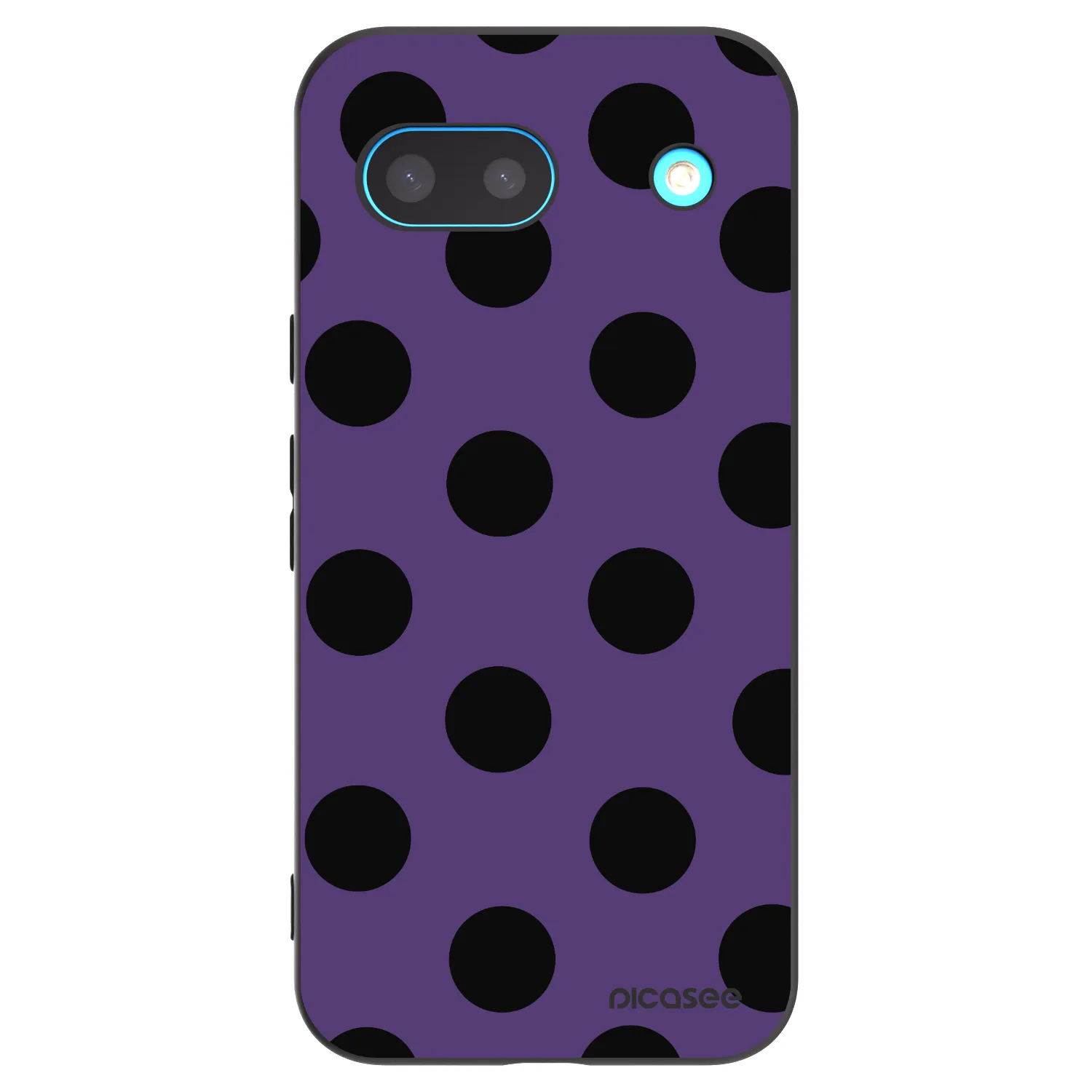 Picasee silikonový černý obal pro Google Pixel 8a - Big flickers 2