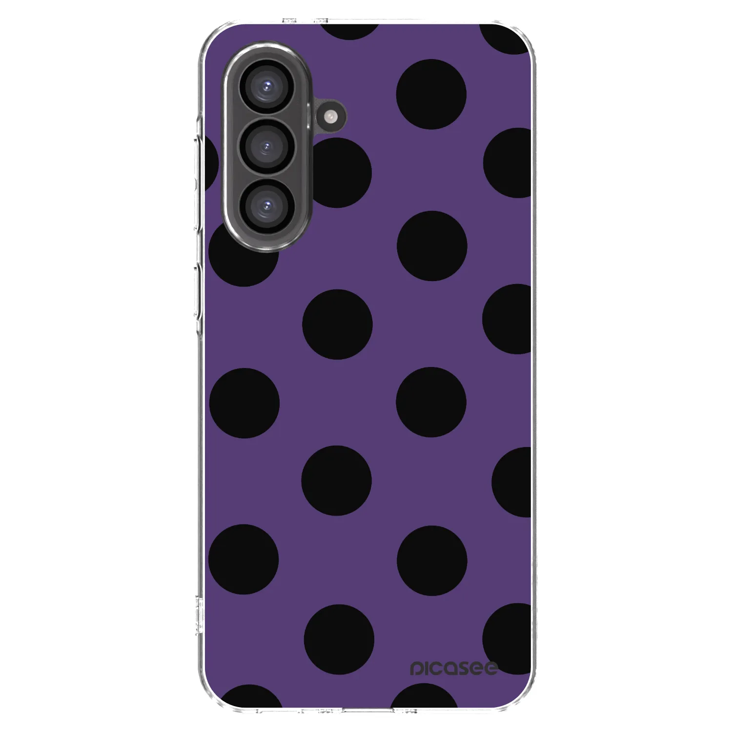 Picasee silikonový průhledný obal pro Samsung Galaxy A36 5G - Big flickers 2