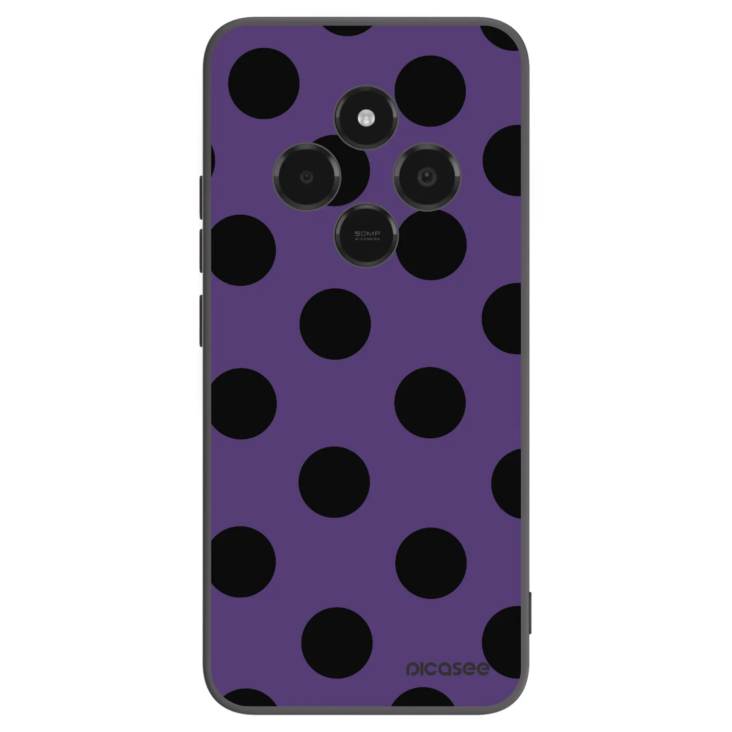 Picasee silikonový černý obal pro Xiaomi Poco C75 - Big flickers 2