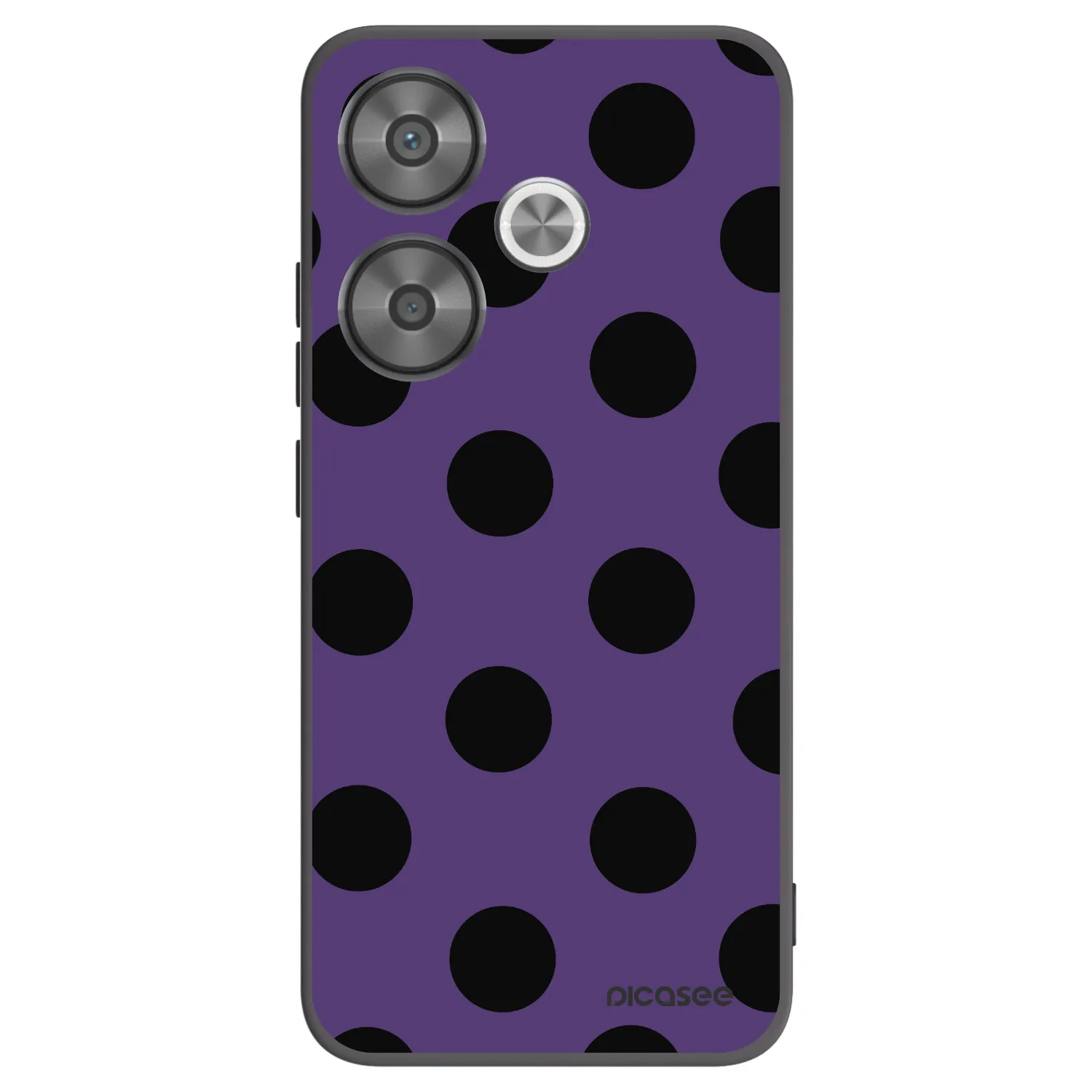 Picasee silikonový černý obal pro Xiaomi Poco F6 - Big flickers 2