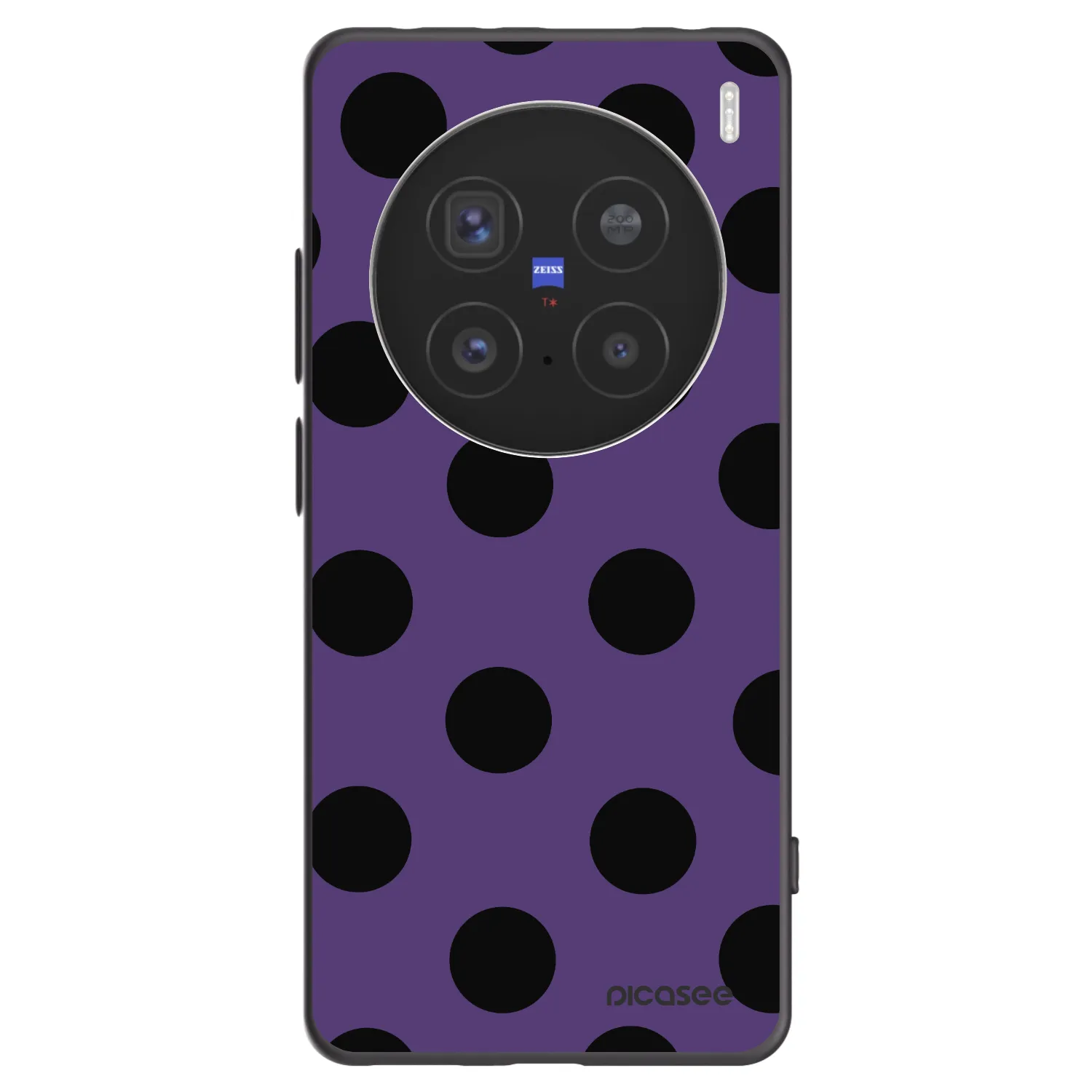 Picasee silikonový černý obal pro Vivo X200 Pro - Big flickers 2