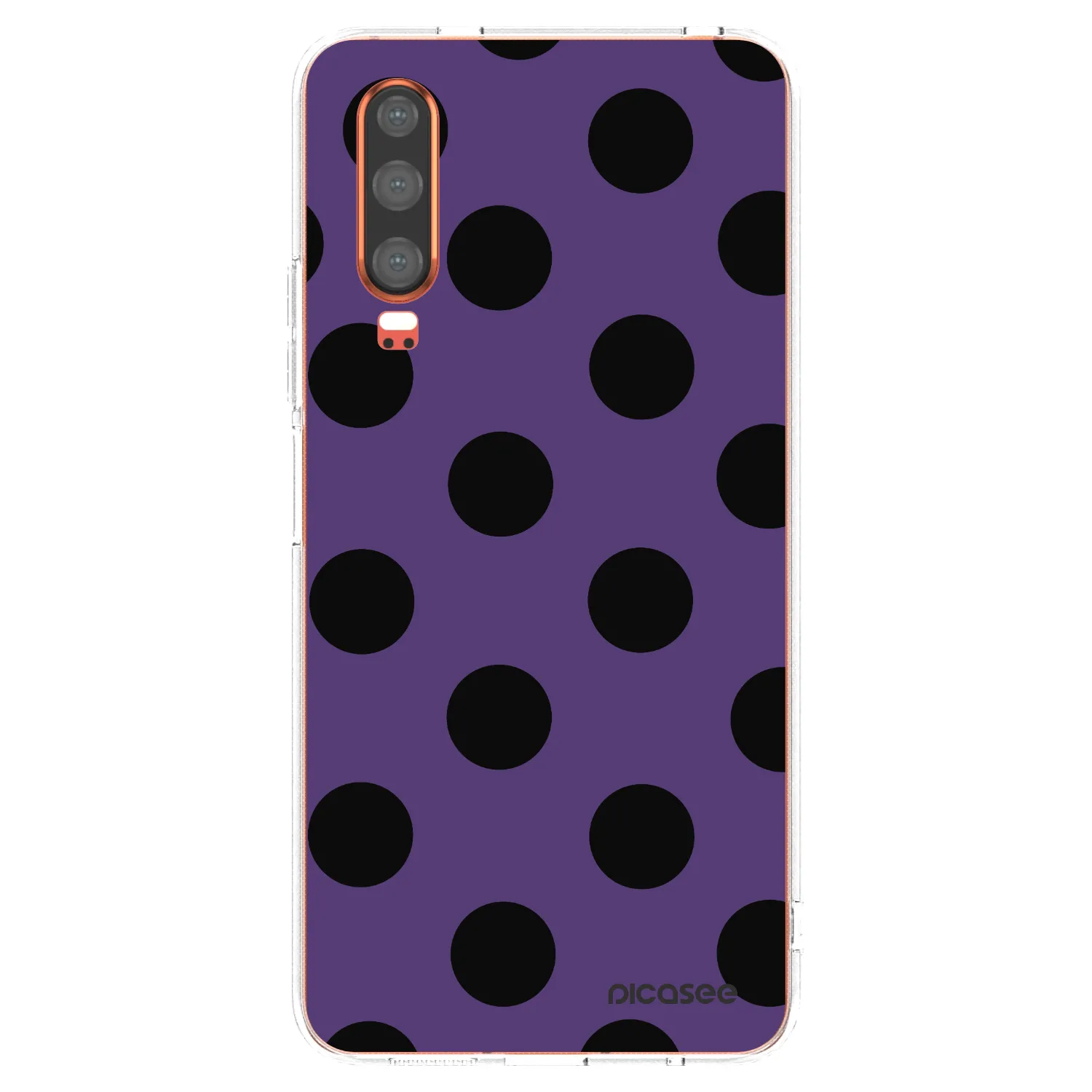 Picasee silikonový průhledný obal pro Huawei P30 - Big flickers 2