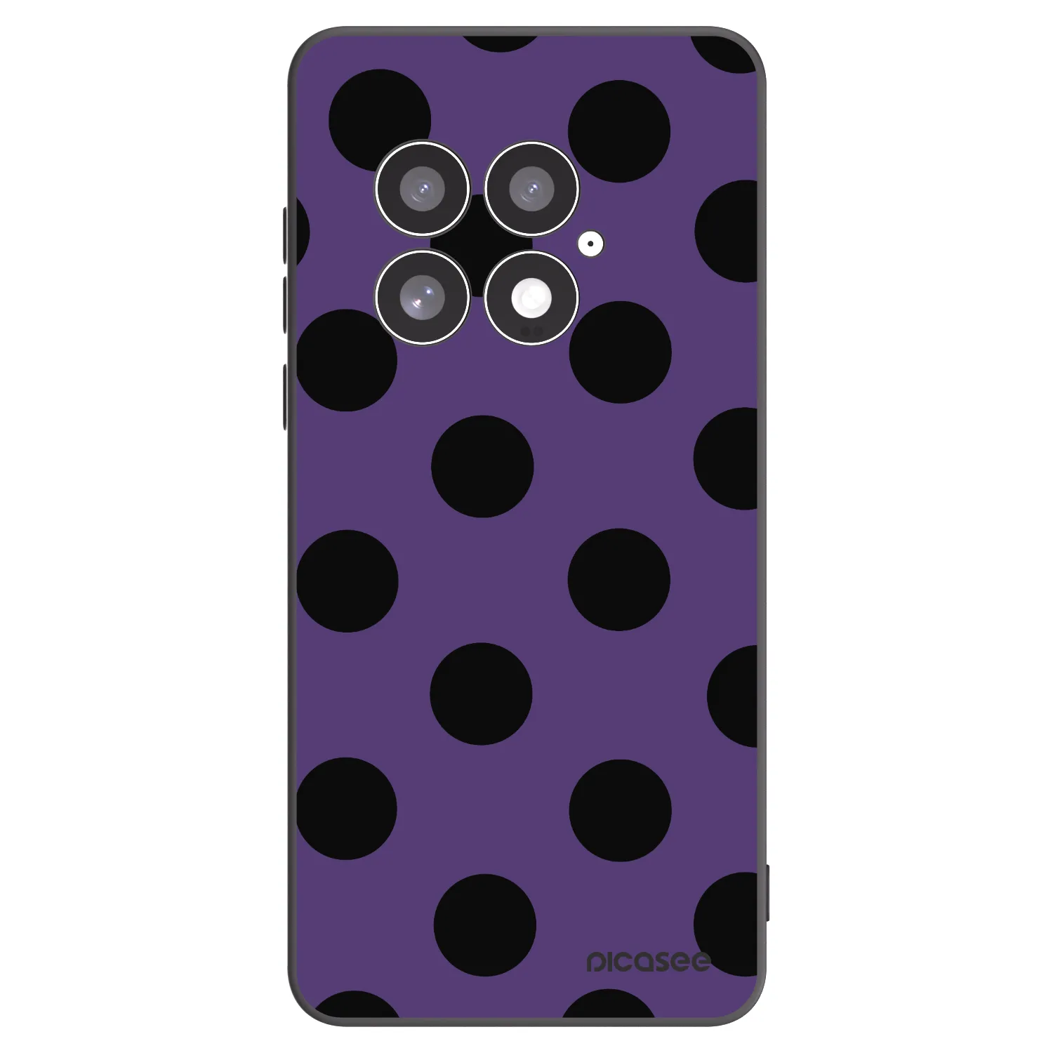 Picasee silikonový černý obal pro OnePlus 13 5G - Big flickers 2