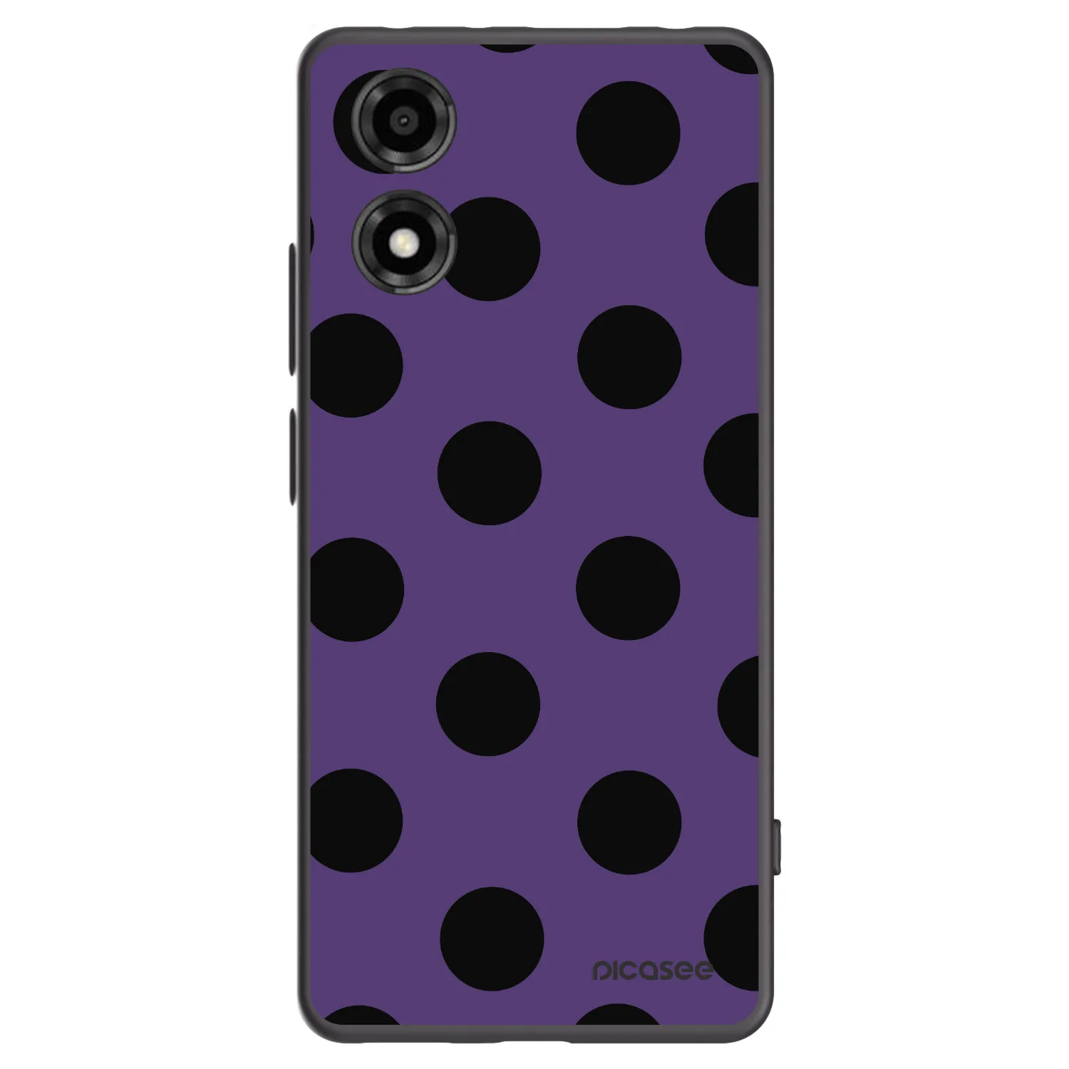 Picasee silikonový černý obal pro Motorola Moto E14 - Big flickers 2