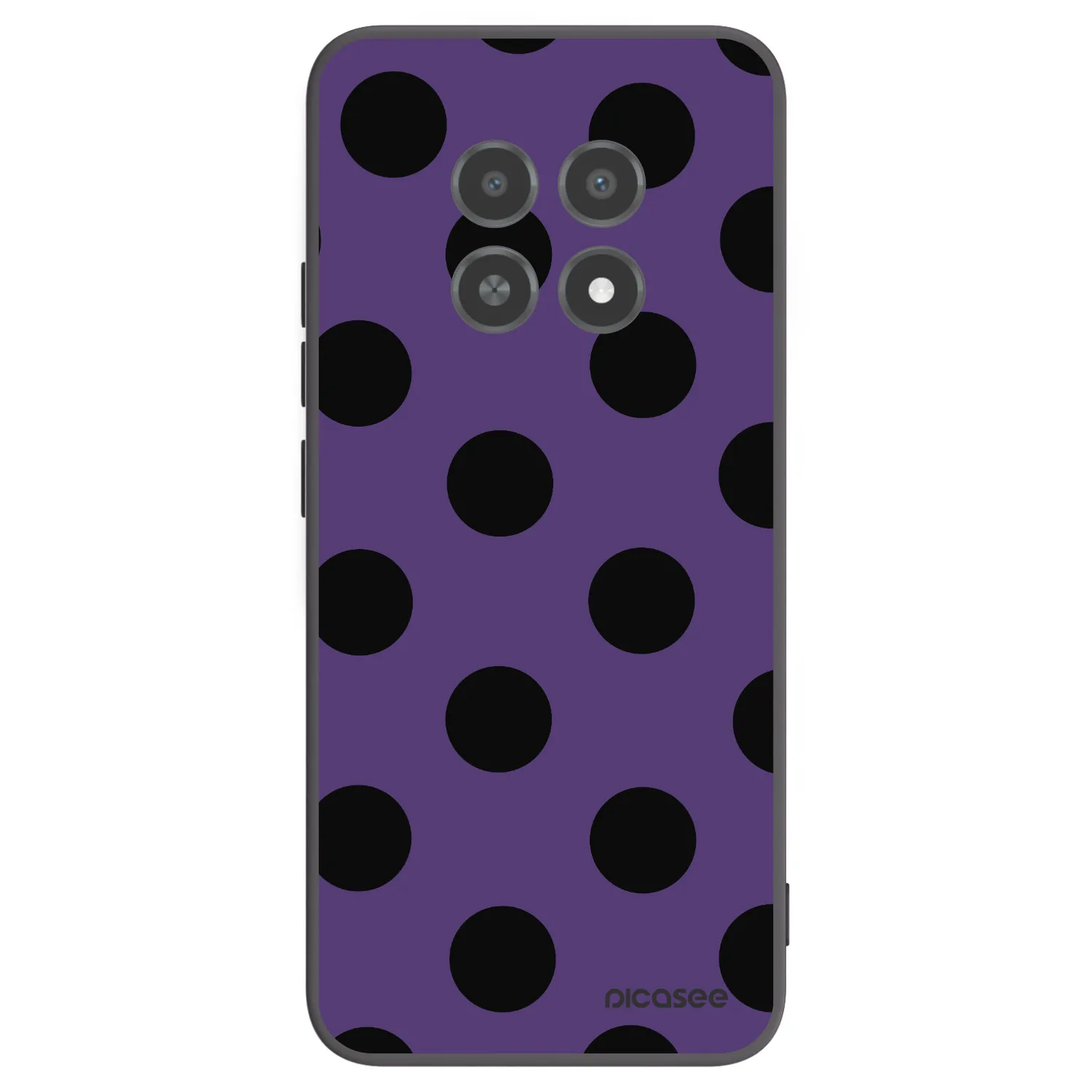 Picasee silikonový černý obal pro Realme 12X - Big flickers 2