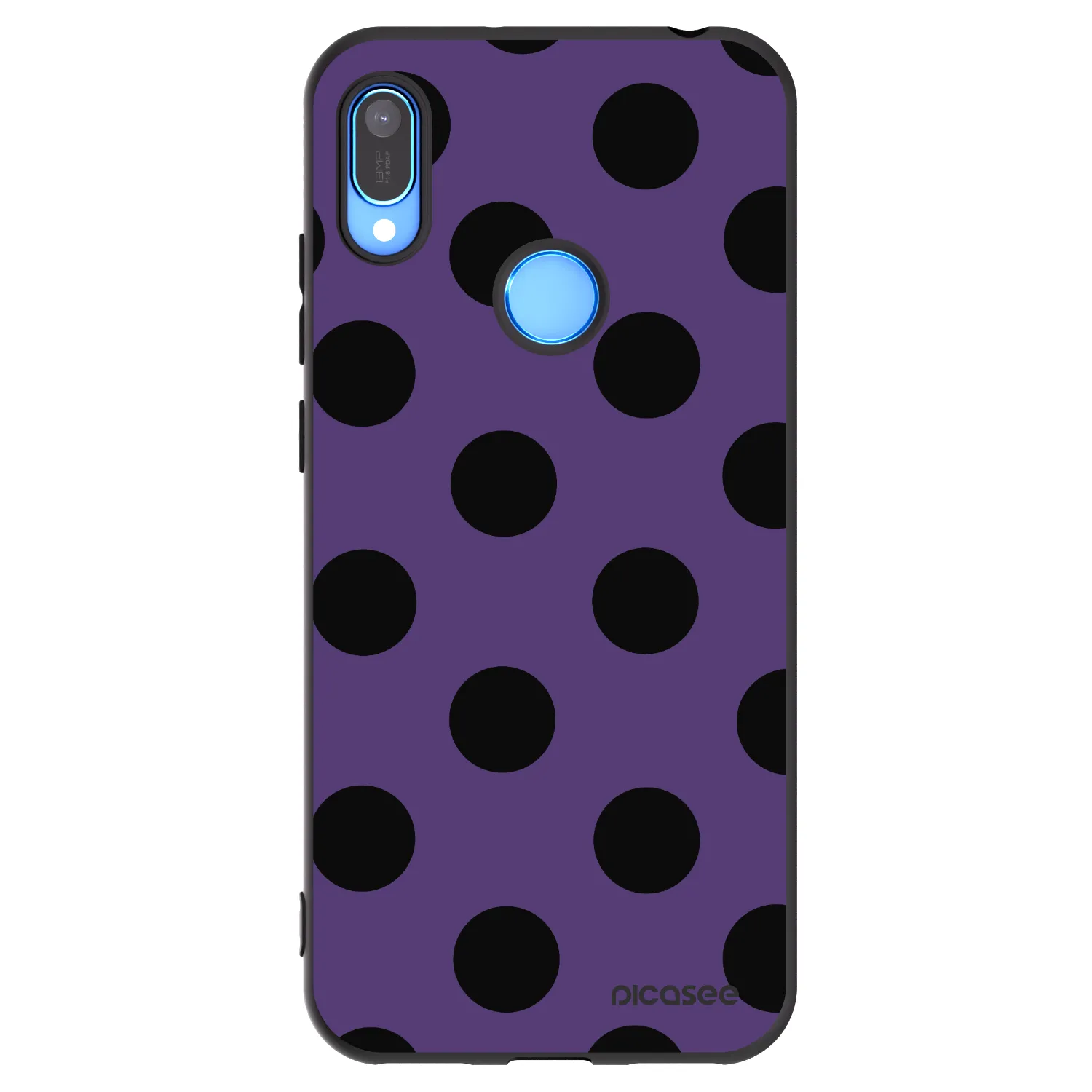 Picasee silikonový černý obal pro Huawei Y6 2019 - Big flickers 2