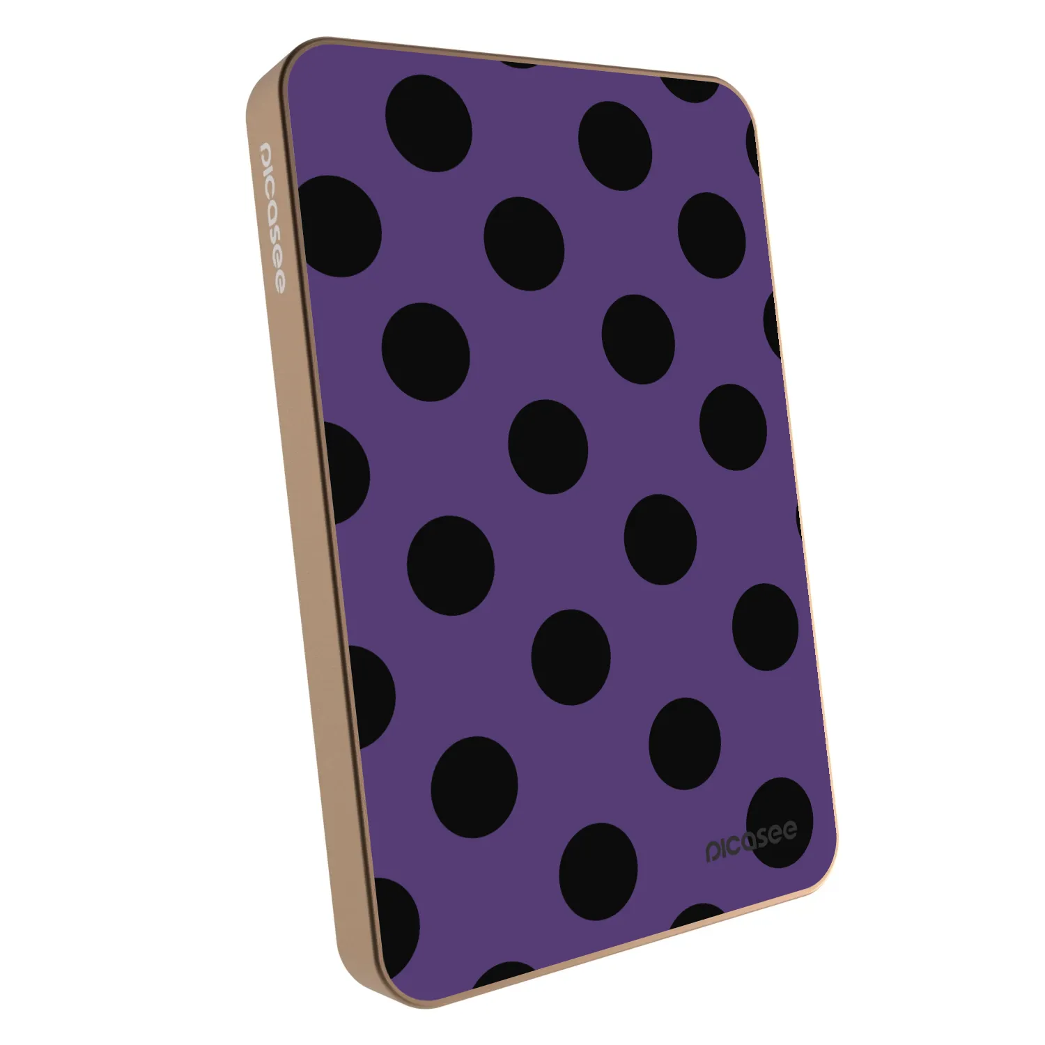 Picasee Powerbanka s MagSafe 5 000 mAh Zlatá - Big flickers 2