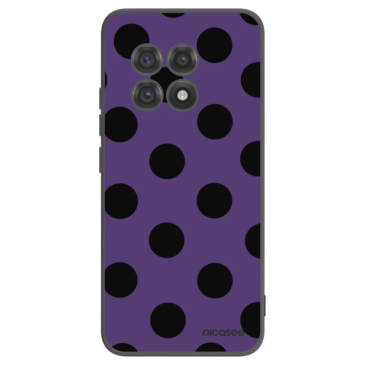 Picasee silikonový černý obal pro OnePlus 13R 5G - Big flickers 2