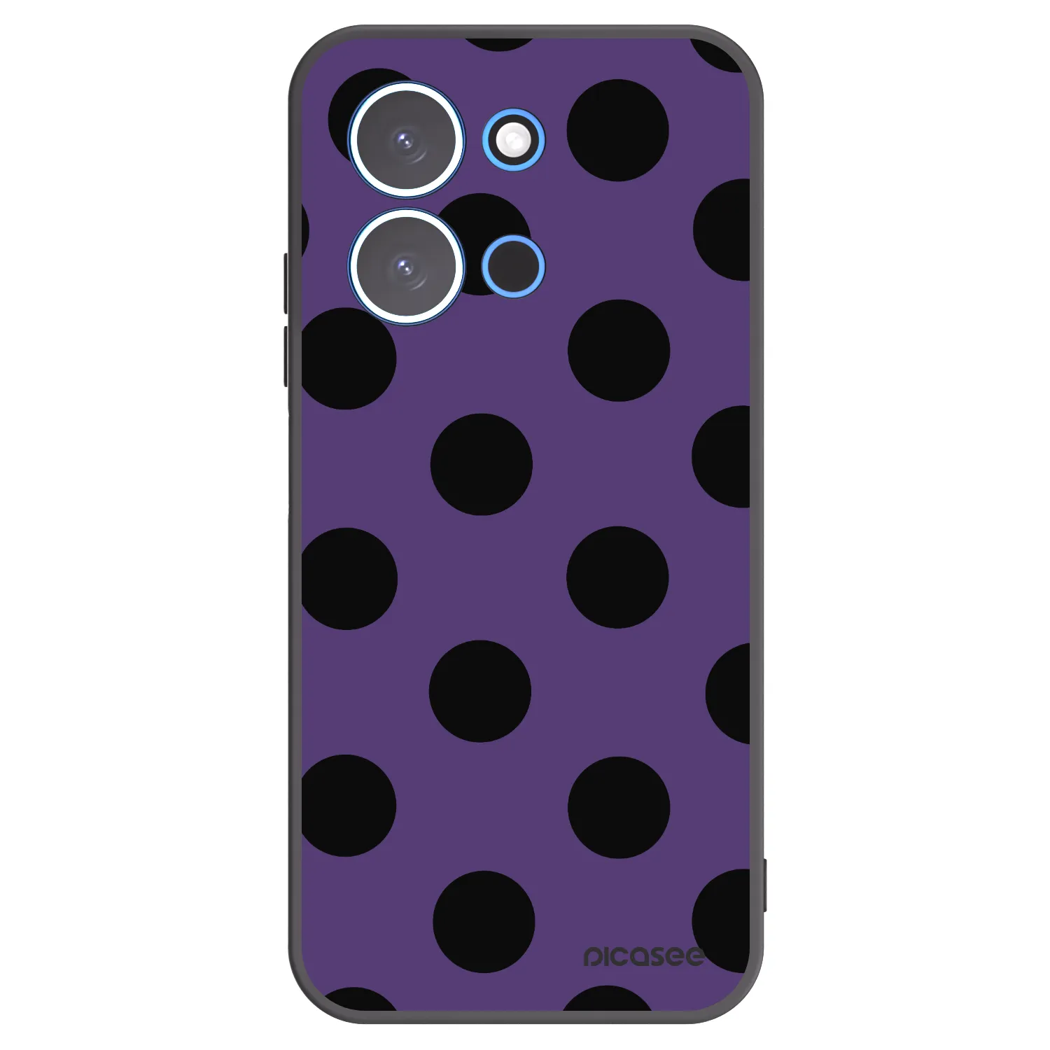 Picasee silikonový černý obal pro Xiaomi Redmi 15C 4G - Big flickers 2