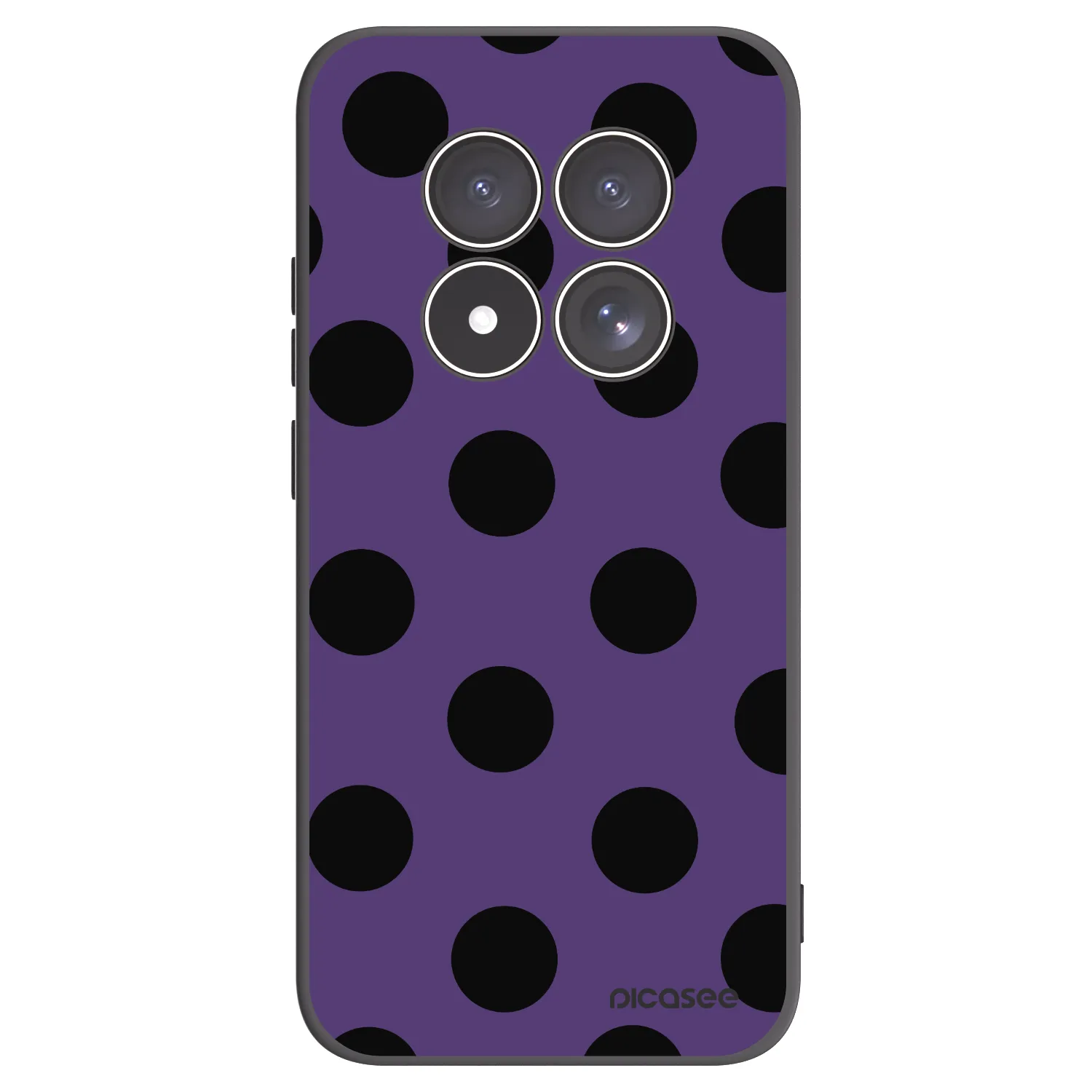 Picasee silikonový černý obal pro Xiaomi Redmi Note 15 Pro 4G - Big flickers 2