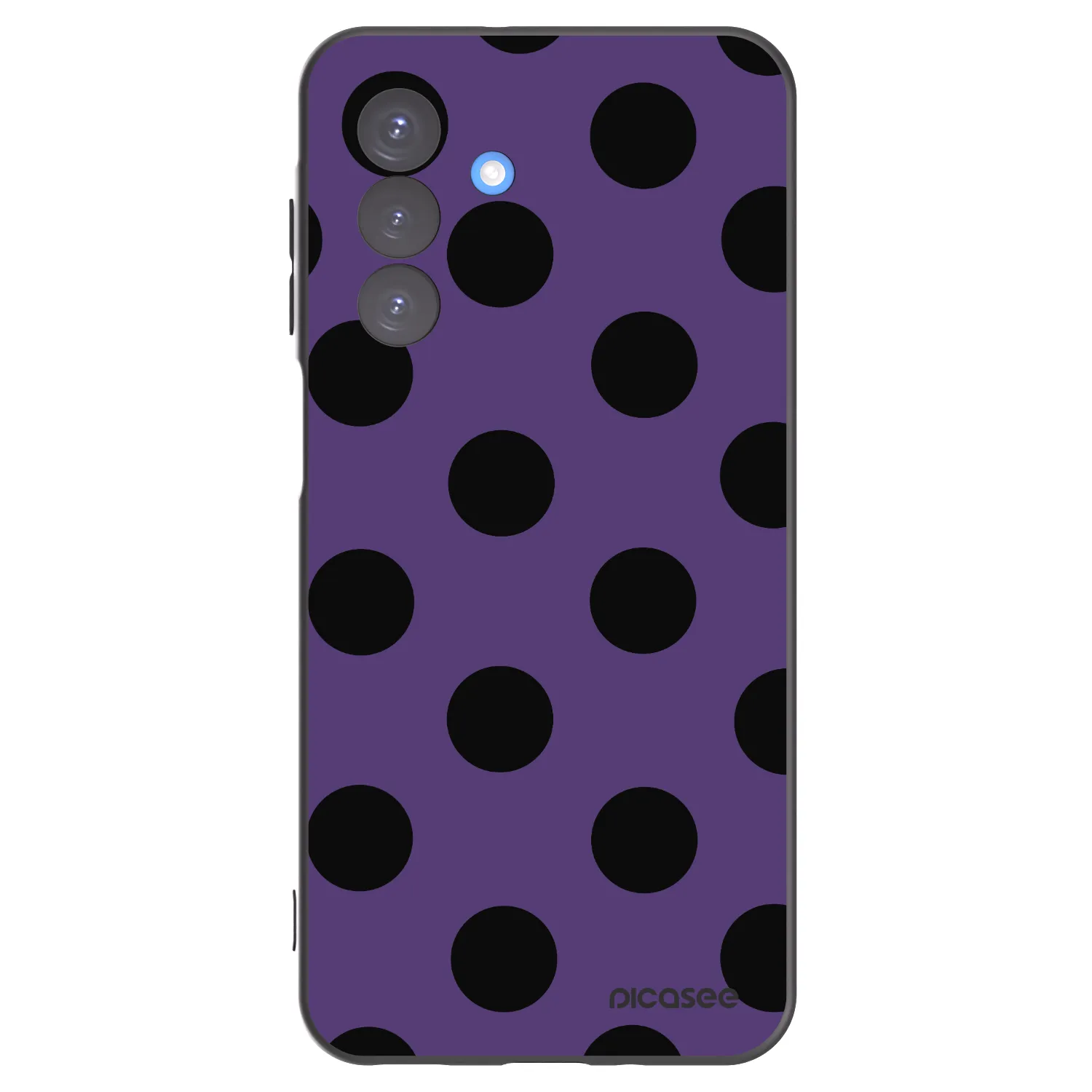 Picasee silikonový černý obal pro Samsung Galaxy A17 5G - Big flickers 2