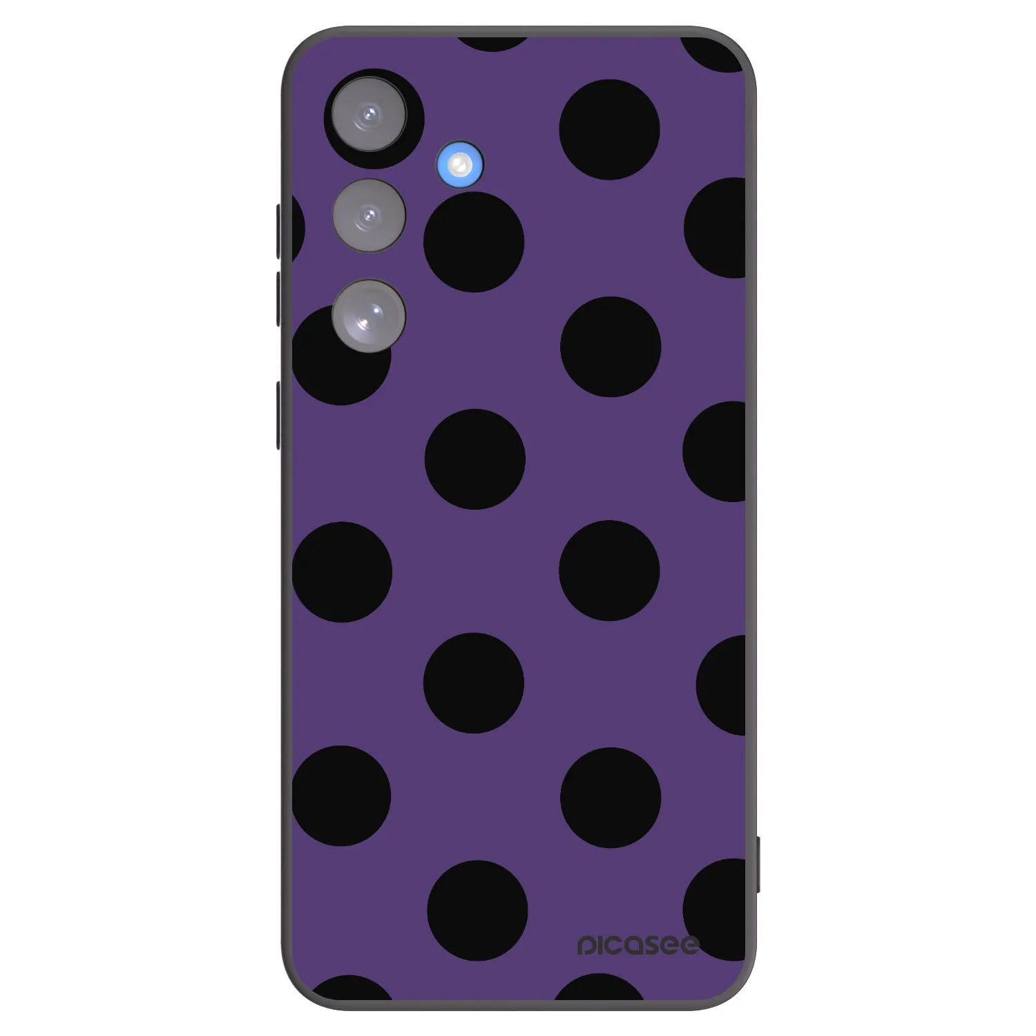 Picasee silikonový černý obal pro Samsung Galaxy S25 FE 5G - Big flickers 2