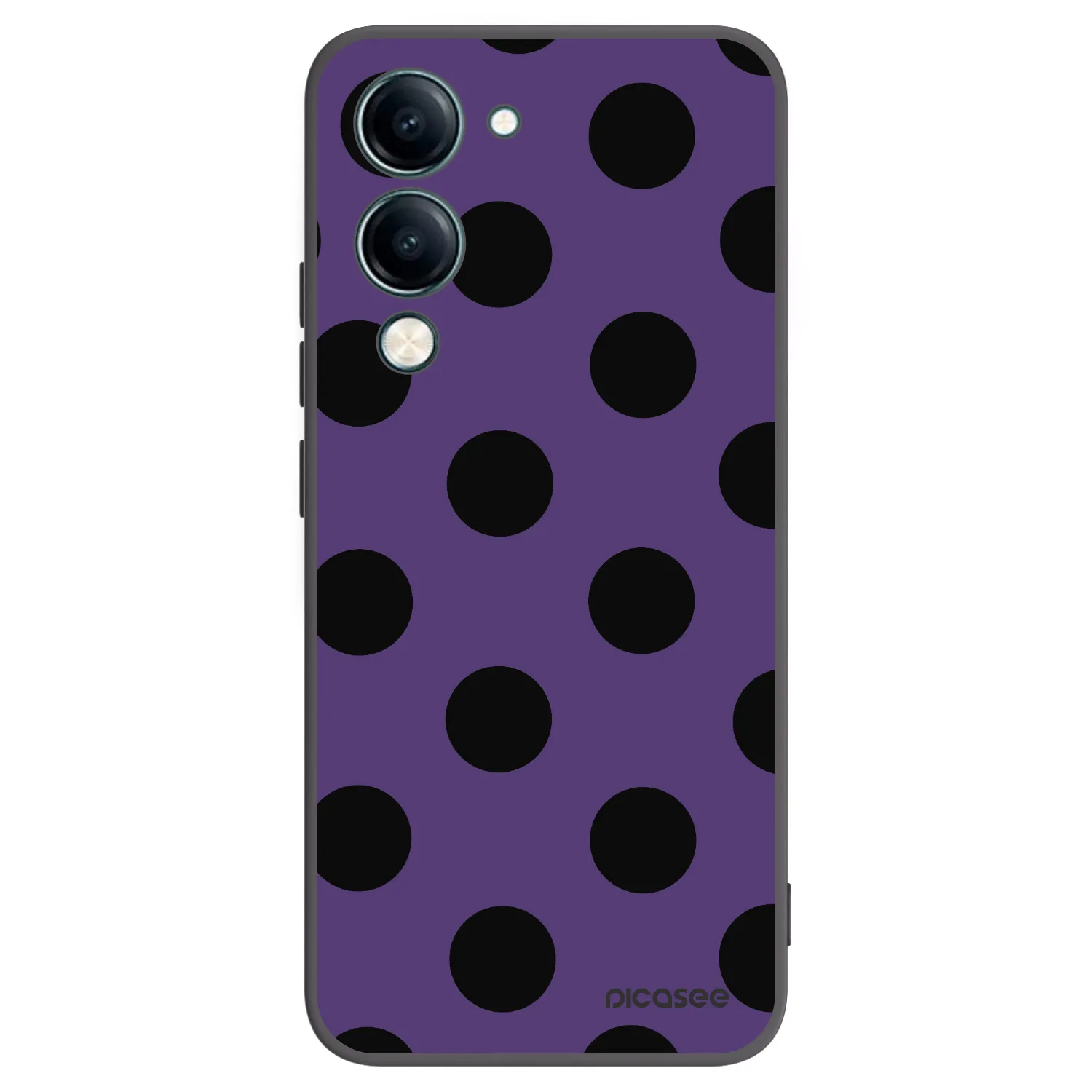 Picasee silikonový černý obal pro Vivo Y29s 5G - Big flickers 2