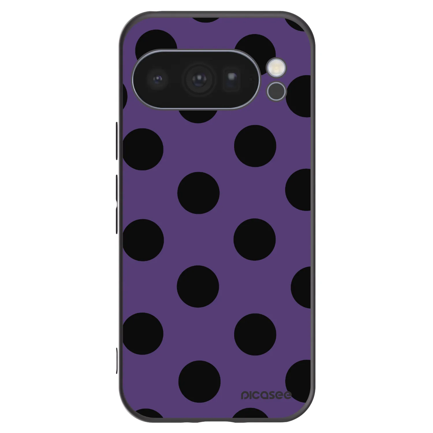 Picasee silikonový černý obal pro Google Pixel 10 Pro - Big flickers 2