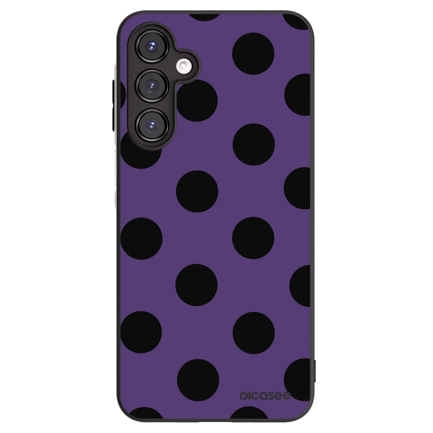 Picasee silikonový černý obal pro Samsung Galaxy A16 4G - Big flickers 2