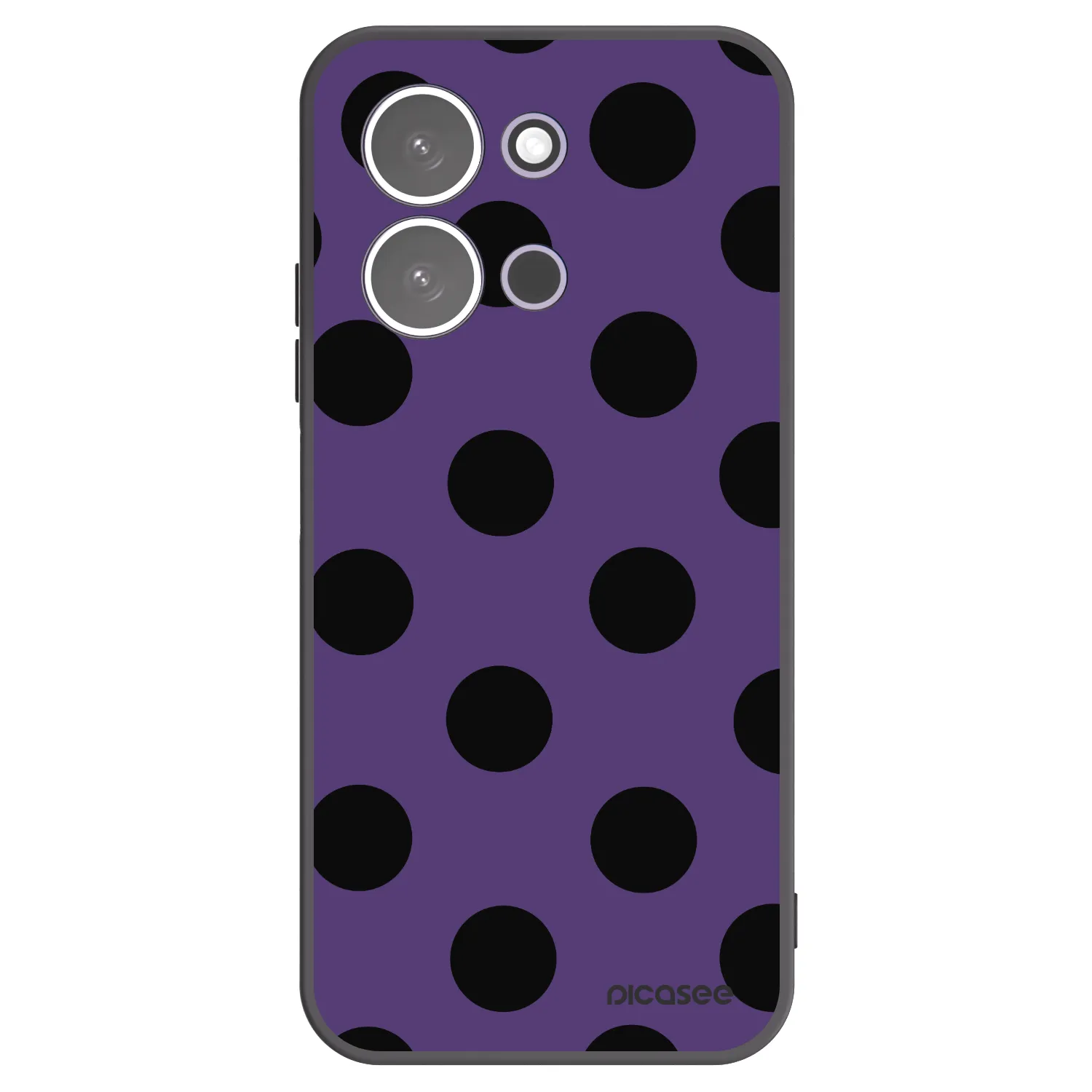Picasee silikonový černý obal pro Xiaomi Redmi 15C 5G - Big flickers 2