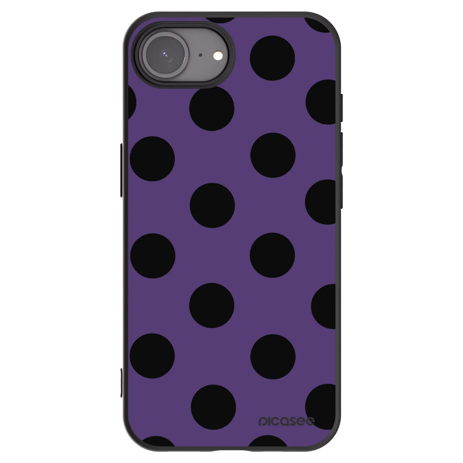 Picasee silikonový černý obal pro Apple iPhone 17e - Big flickers 2