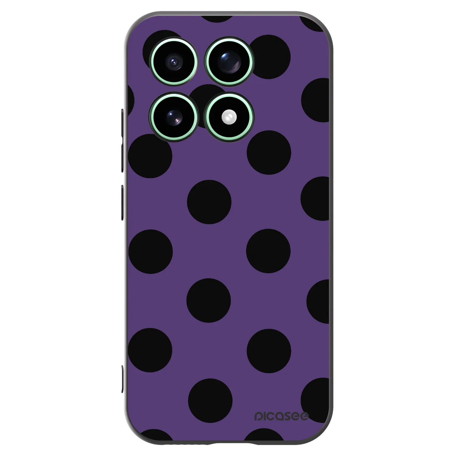 Picasee silikonový černý obal pro Xiaomi 17 - Big flickers 2