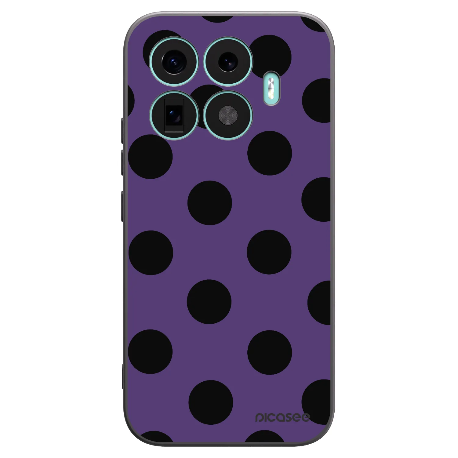 Picasee silikonový černý obal pro Xiaomi 17T - Big flickers 2