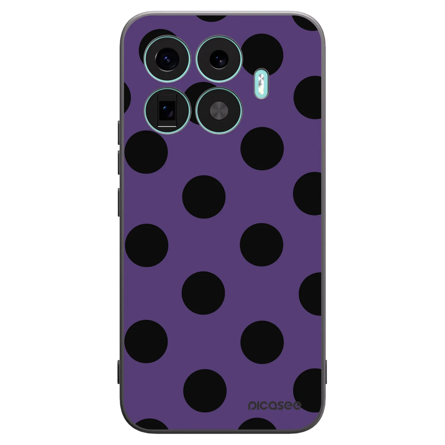 Picasee silikonový černý obal pro Xiaomi 17T Pro - Big flickers 2