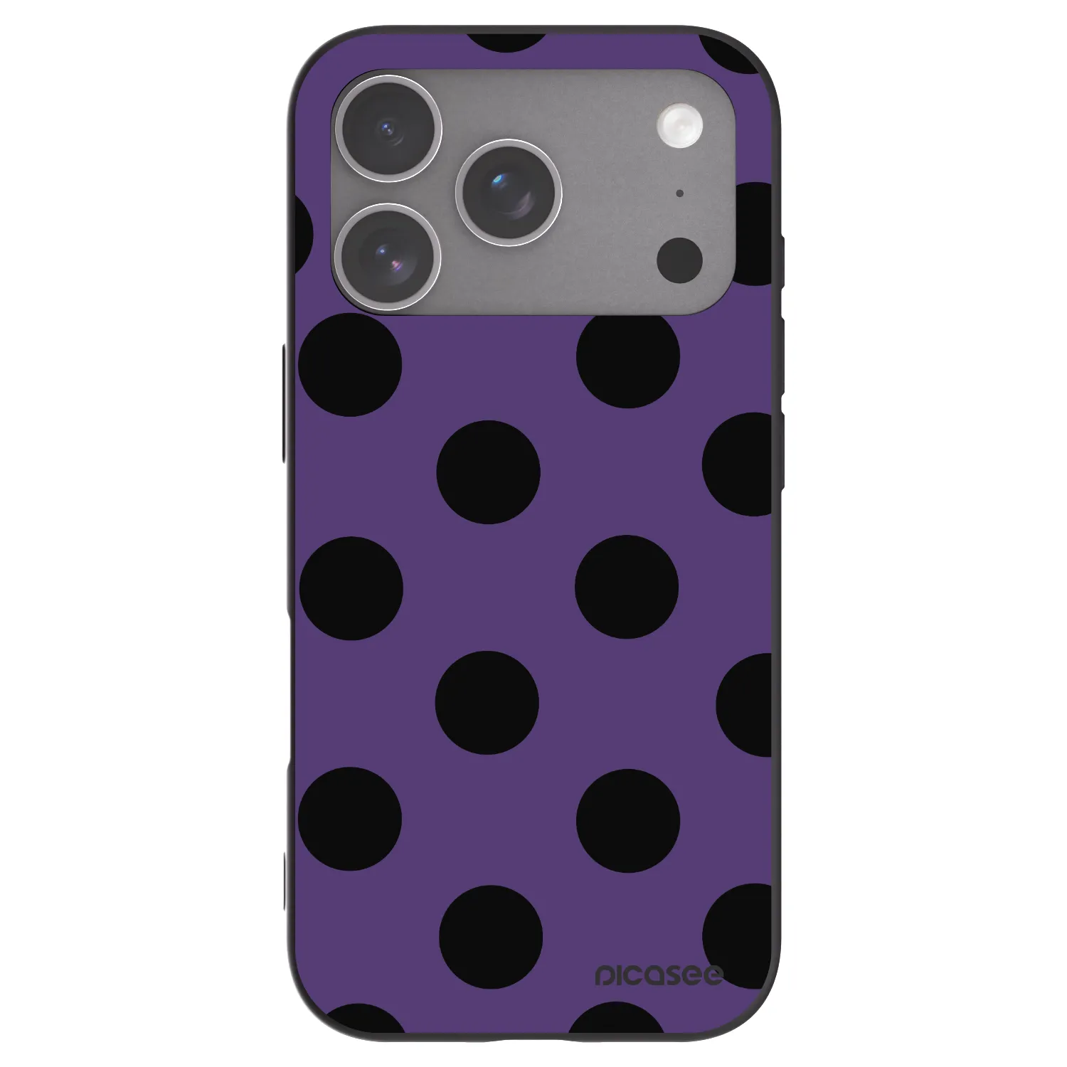 Picasee silikonový černý obal pro Apple iPhone 18 Pro - Big flickers 2