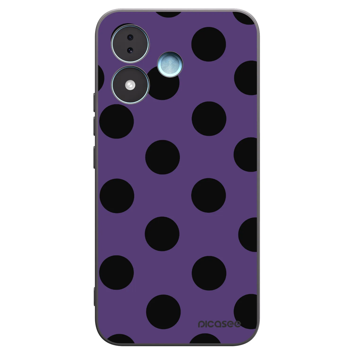 Picasee silikonový černý obal pro Xiaomi Redmi Note 17 5G - Big flickers 2